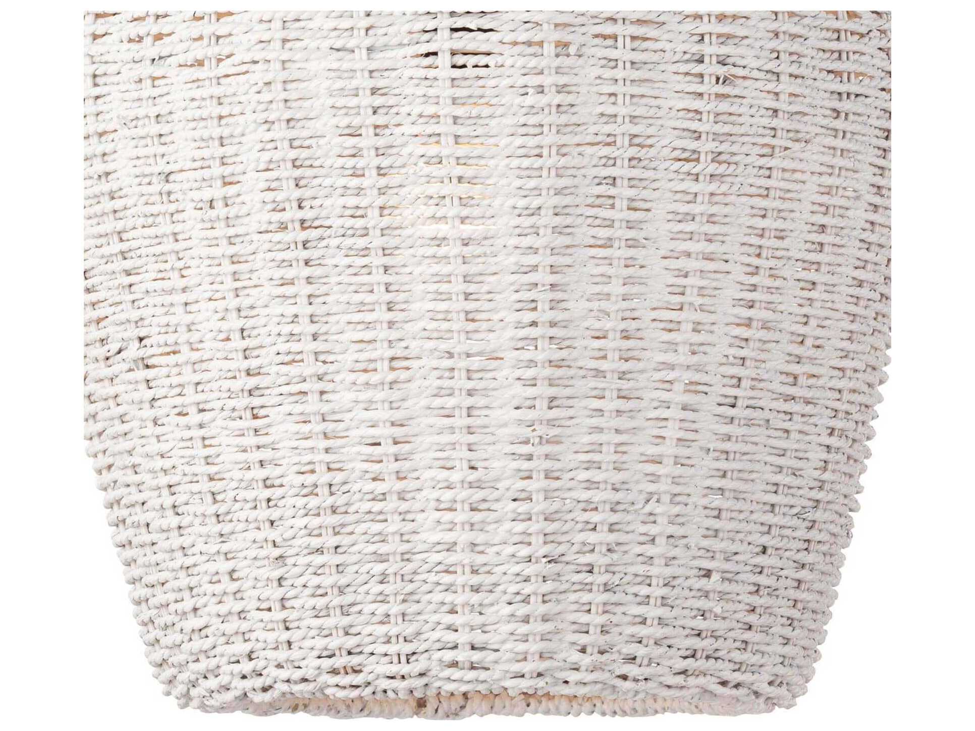 Regina Andrew 1-Light White Dome Pendant