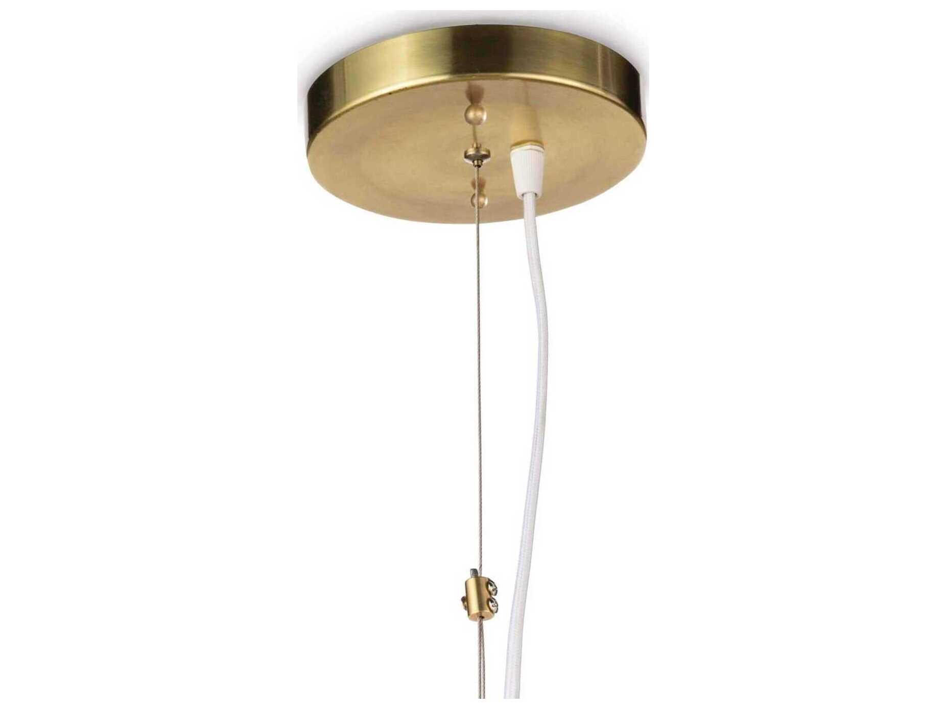 Regina Andrew 1-Light White Dome Pendant