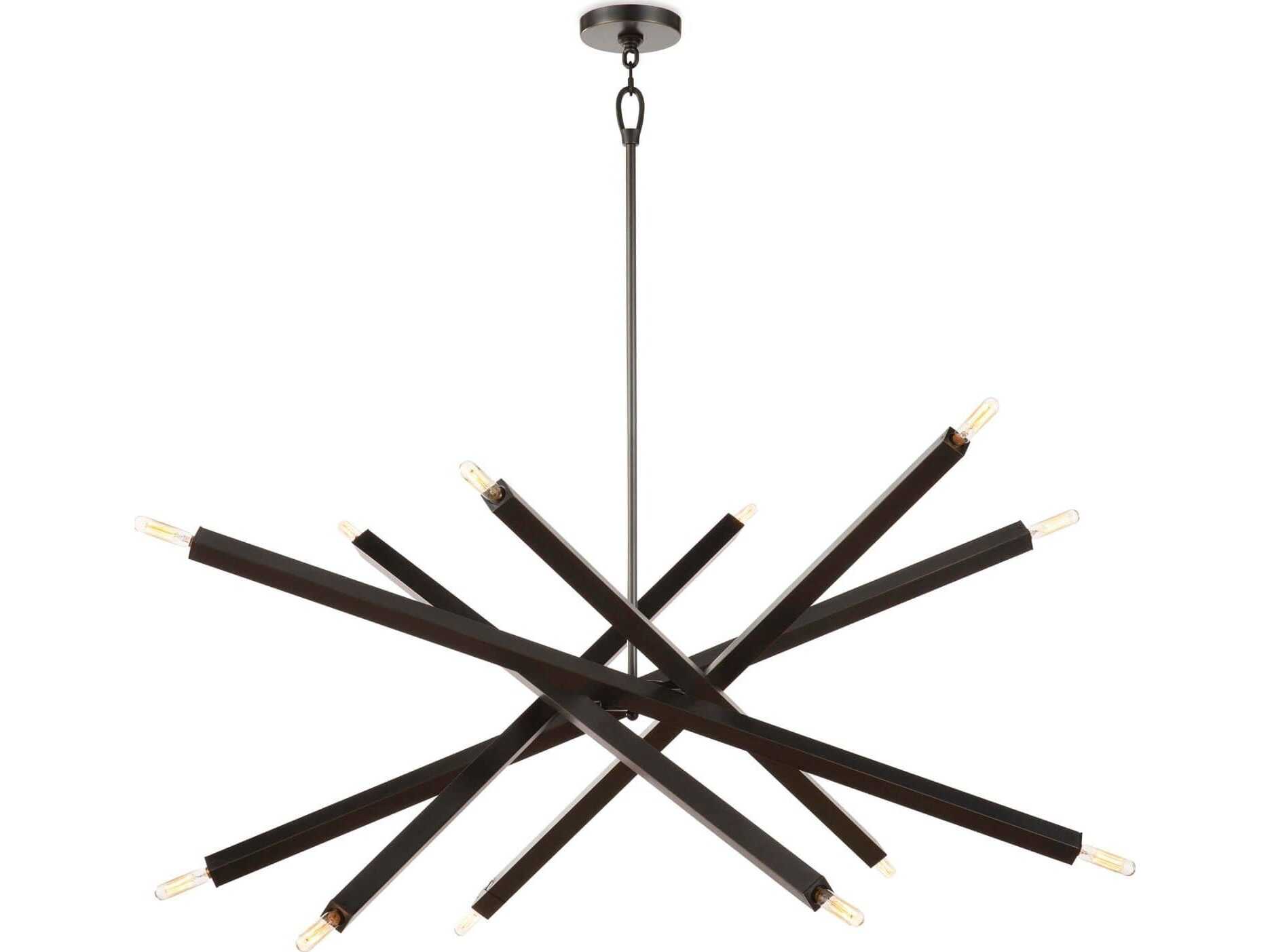 Regina Andrew Viper 12-Light Oil Rubbed Bronze Sputnik Chandelier