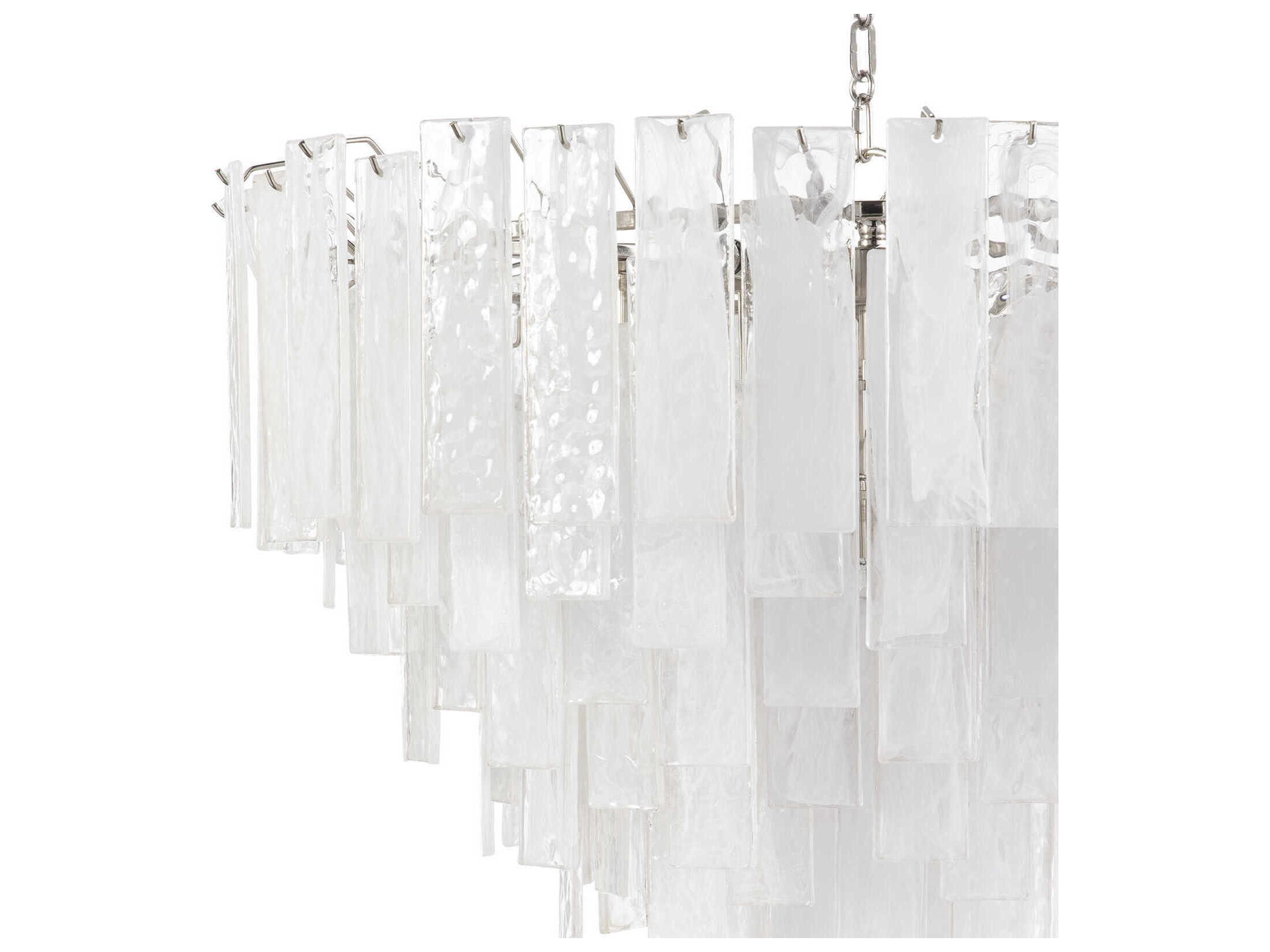 Regina Andrew Glacier 16-Light6-Light Clear Nickel Glass Pendant