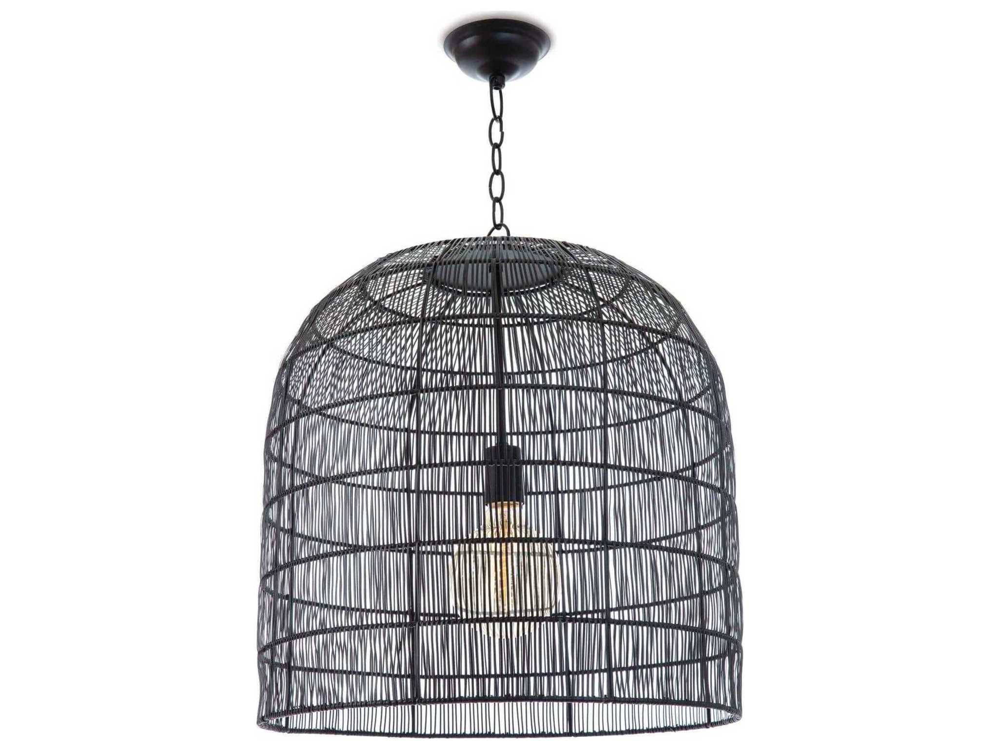 Regina Andrew 1-Light Black Pendant