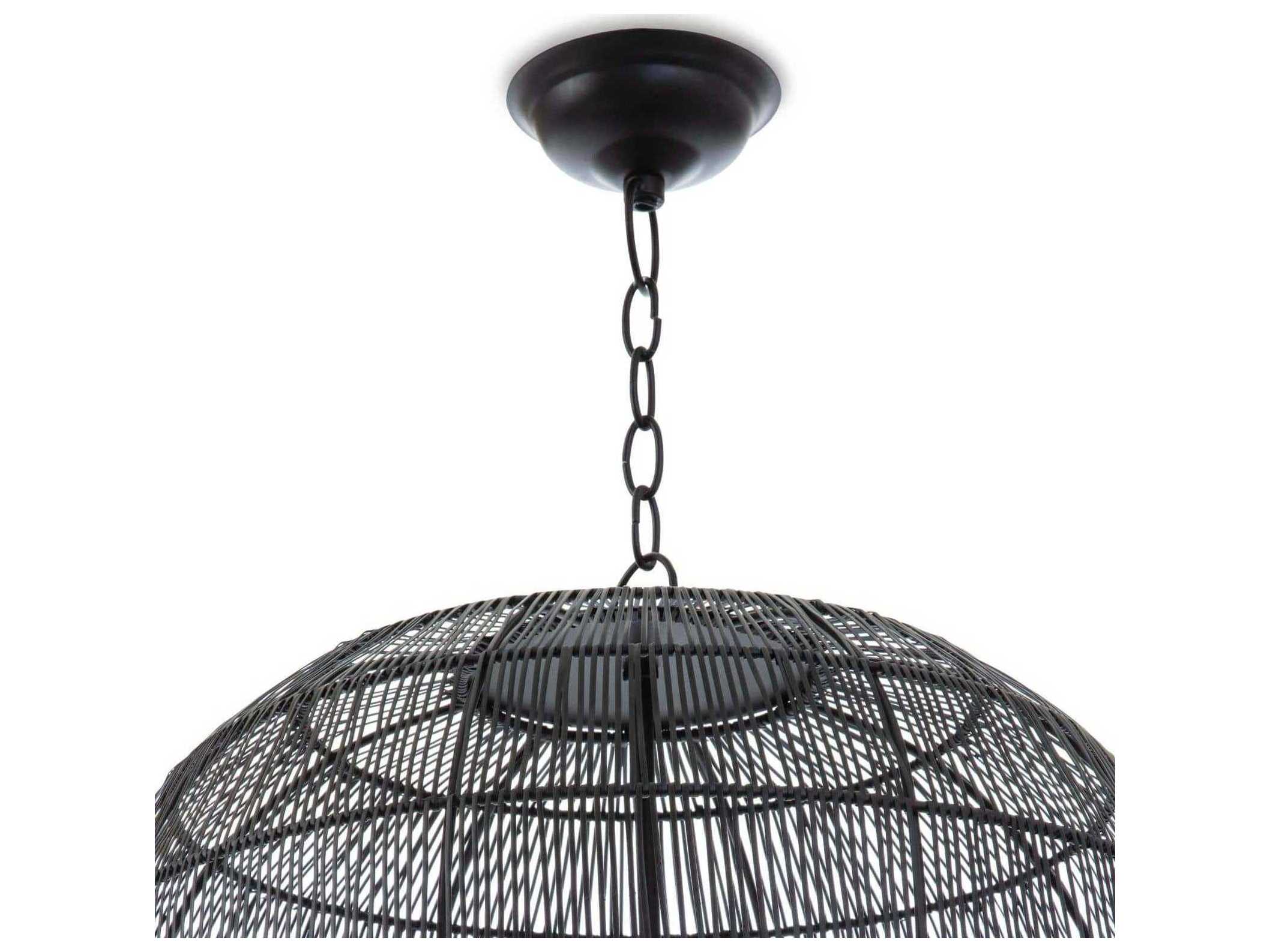 Regina Andrew 1-Light Black Pendant