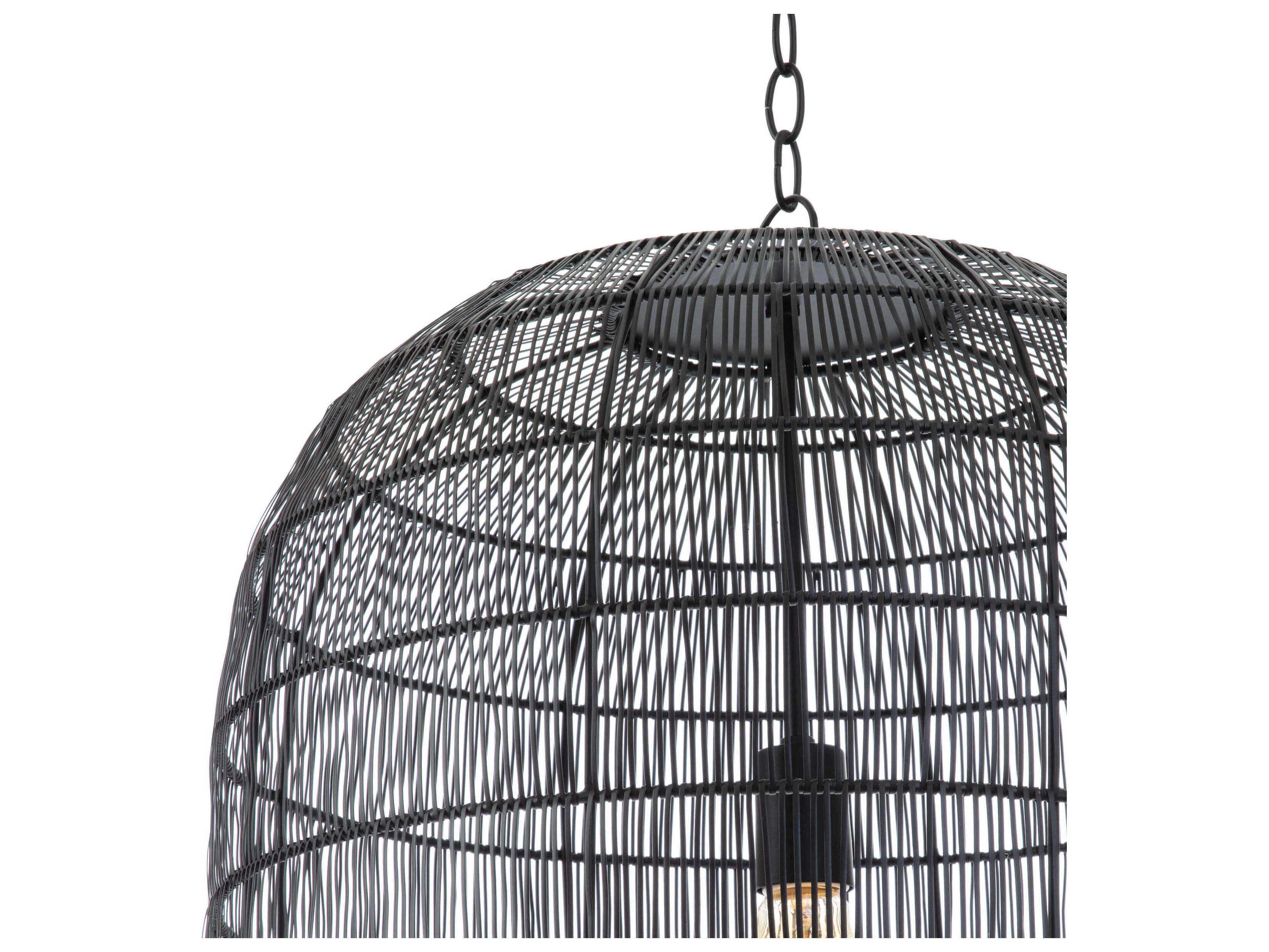 Regina Andrew 1-Light Black Pendant