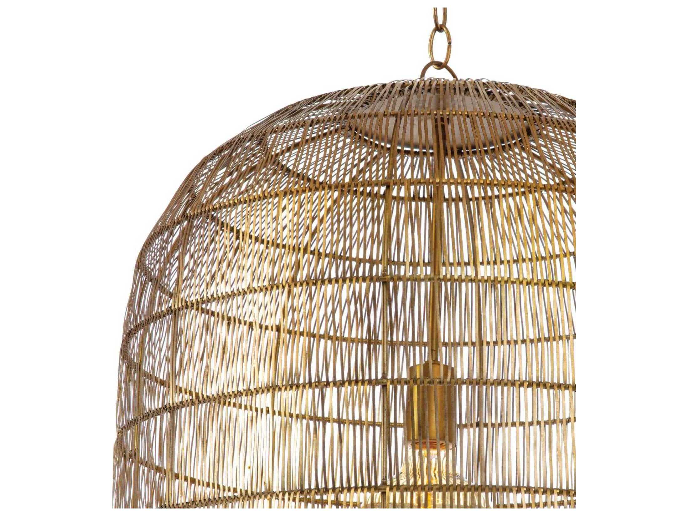 Regina Andrew 1-Light Brass Mini Pendant