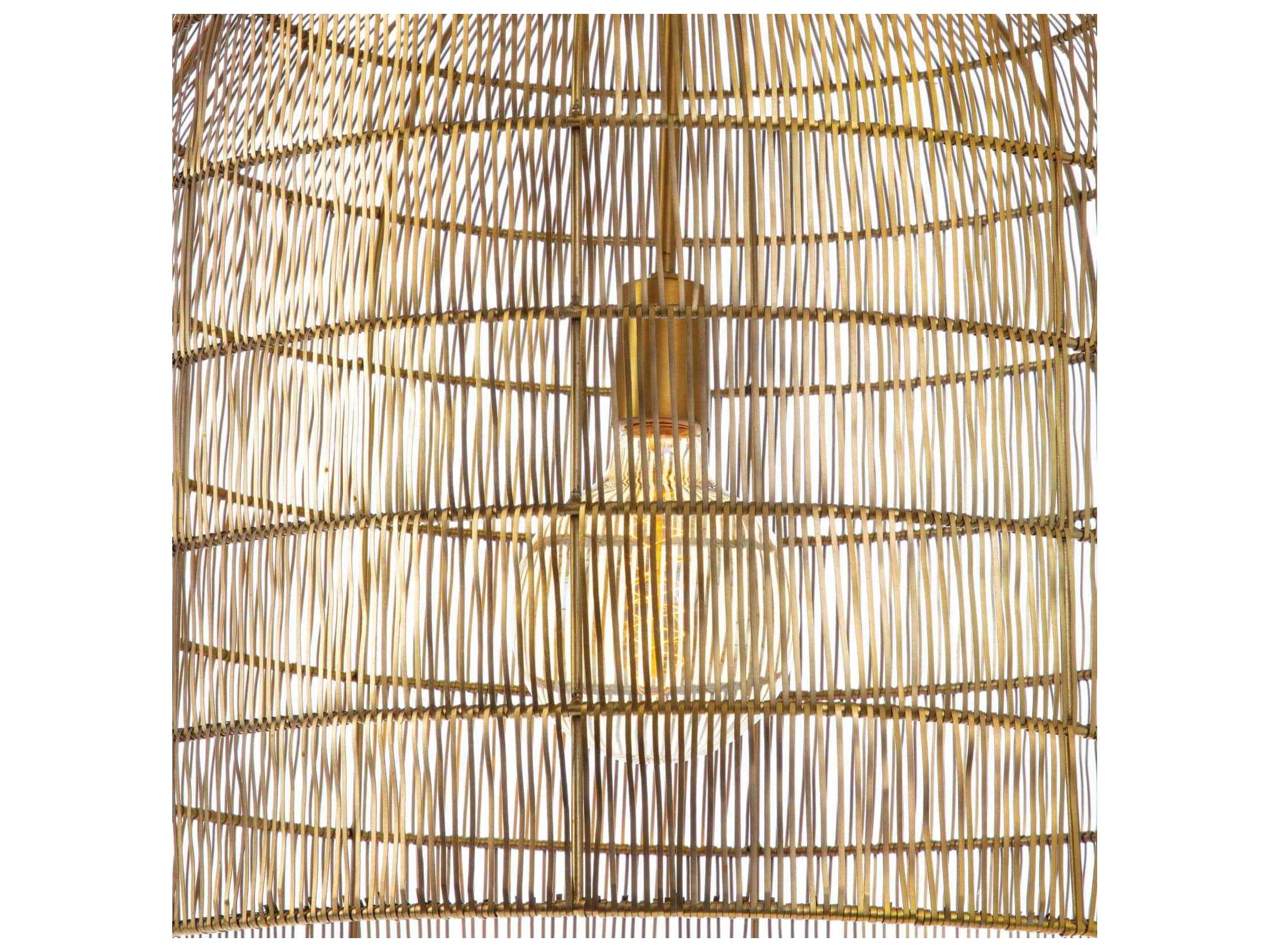 Regina Andrew 1-Light Brass Mini Pendant