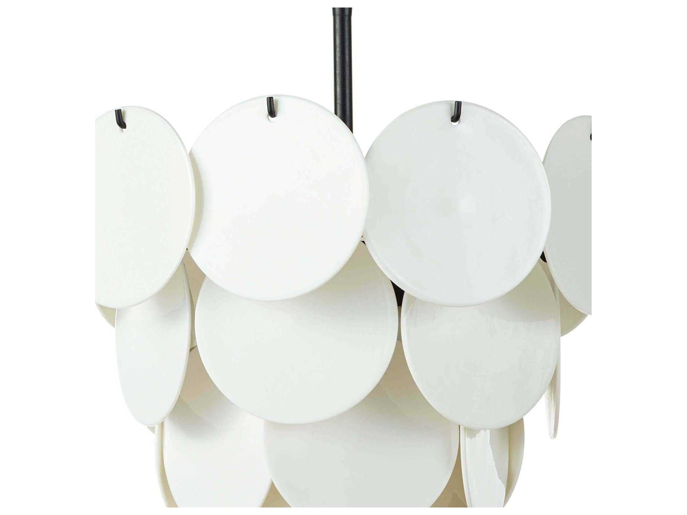 Regina Andrew 4-Light White Glass Pendant