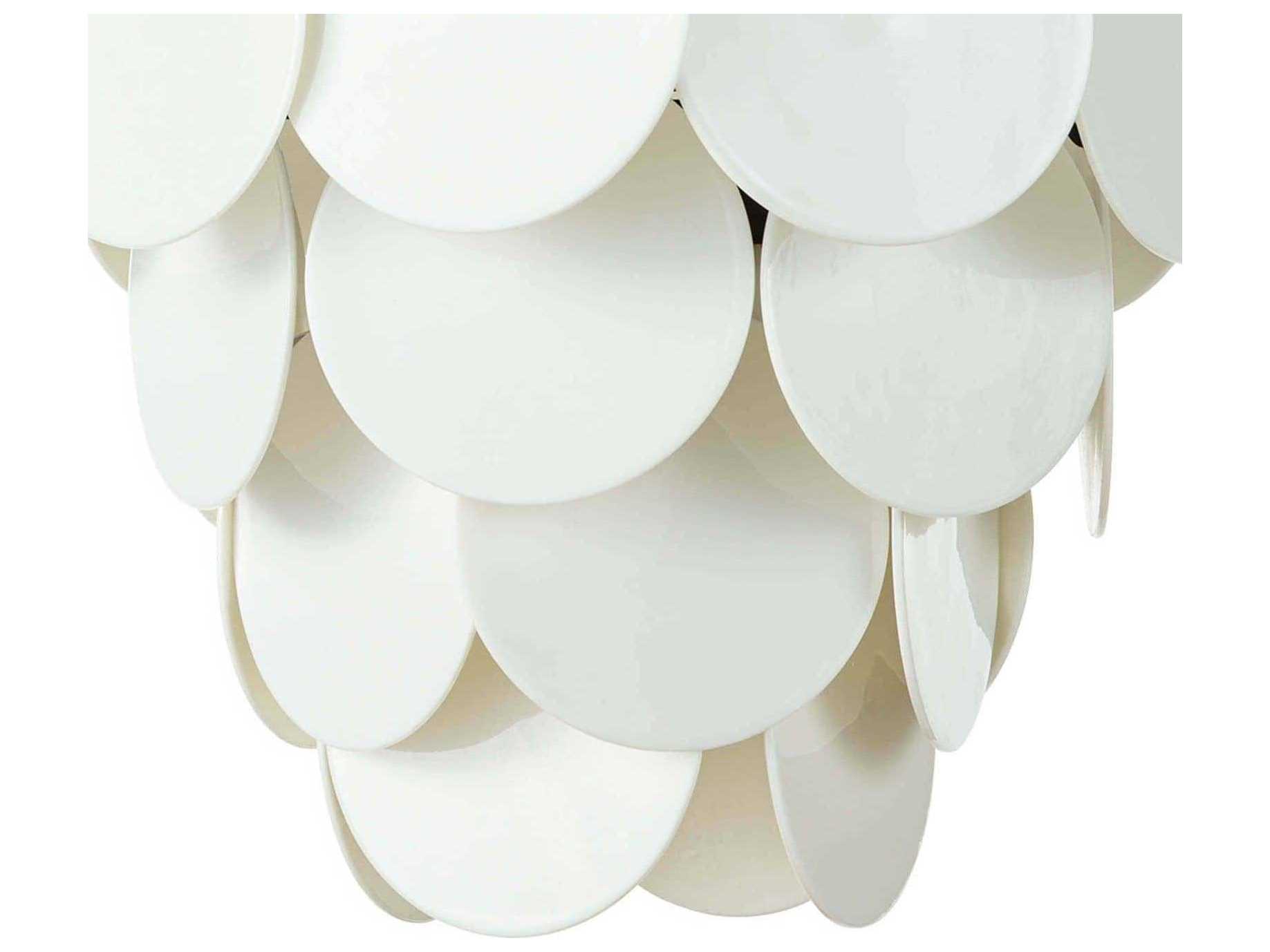 Regina Andrew 4-Light White Glass Pendant