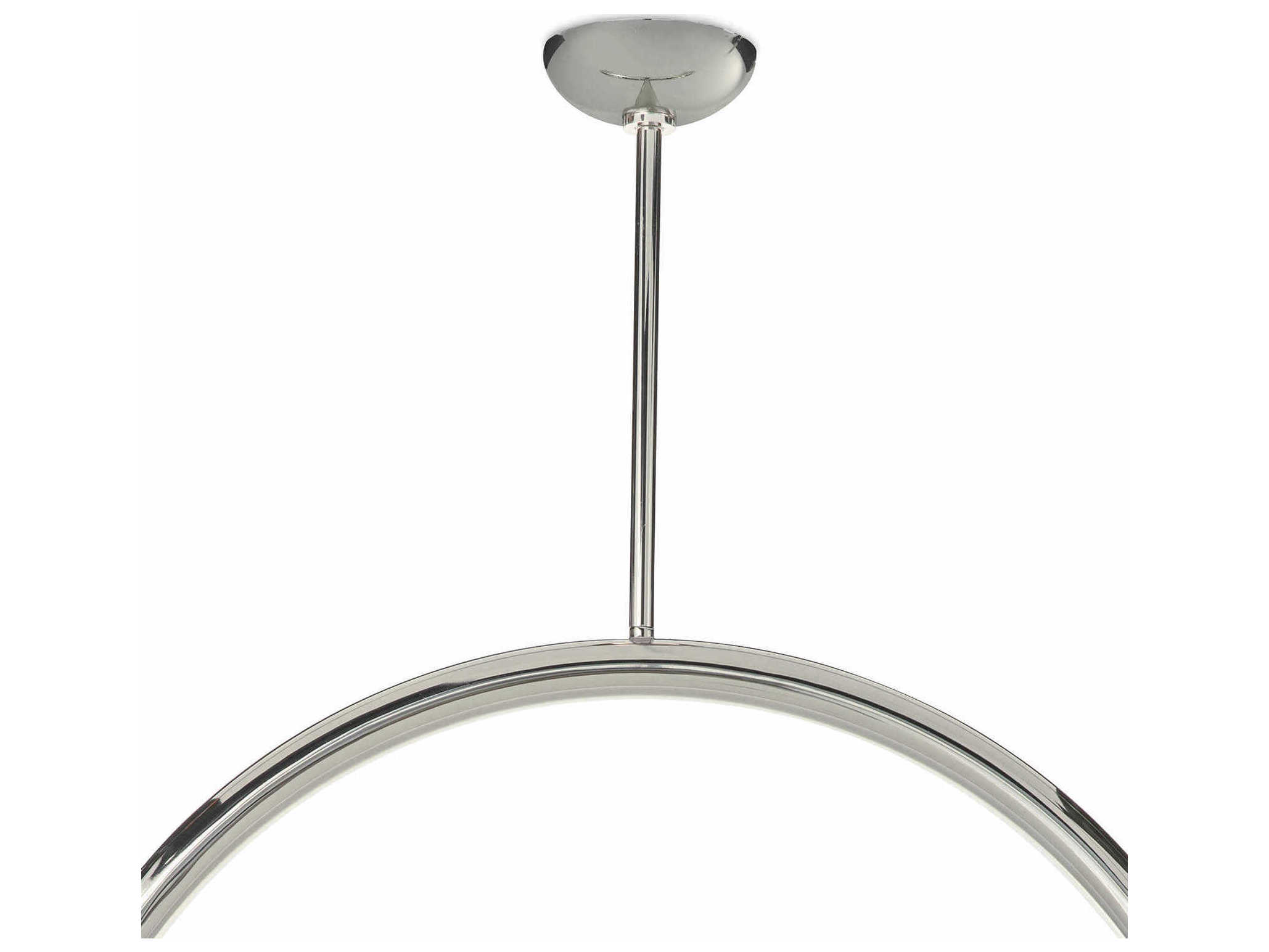 Regina Andrew Happy 2-Light Polished Nickel Glass LED Globe Pendant