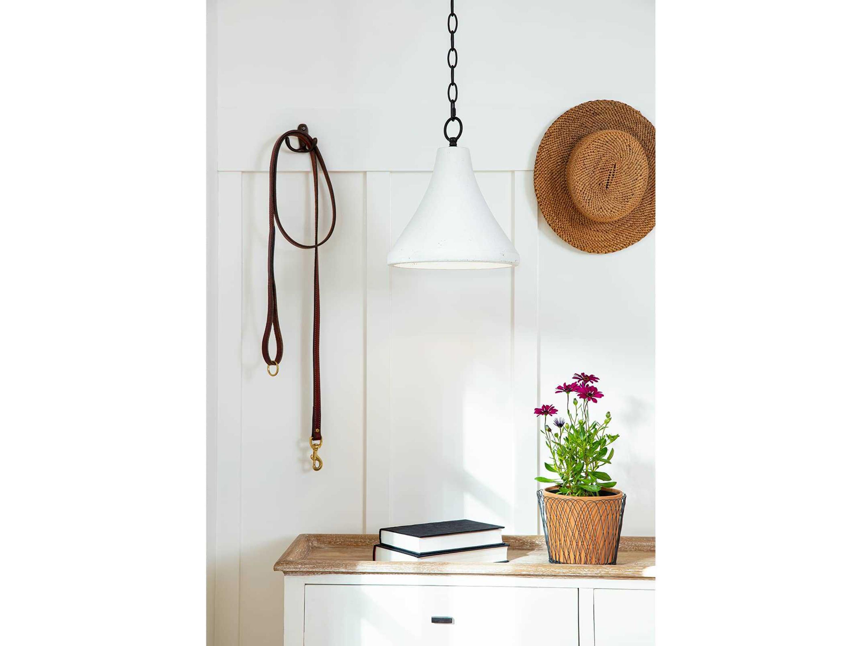 Regina Andrew Billie 1-Light White Mini Pendant