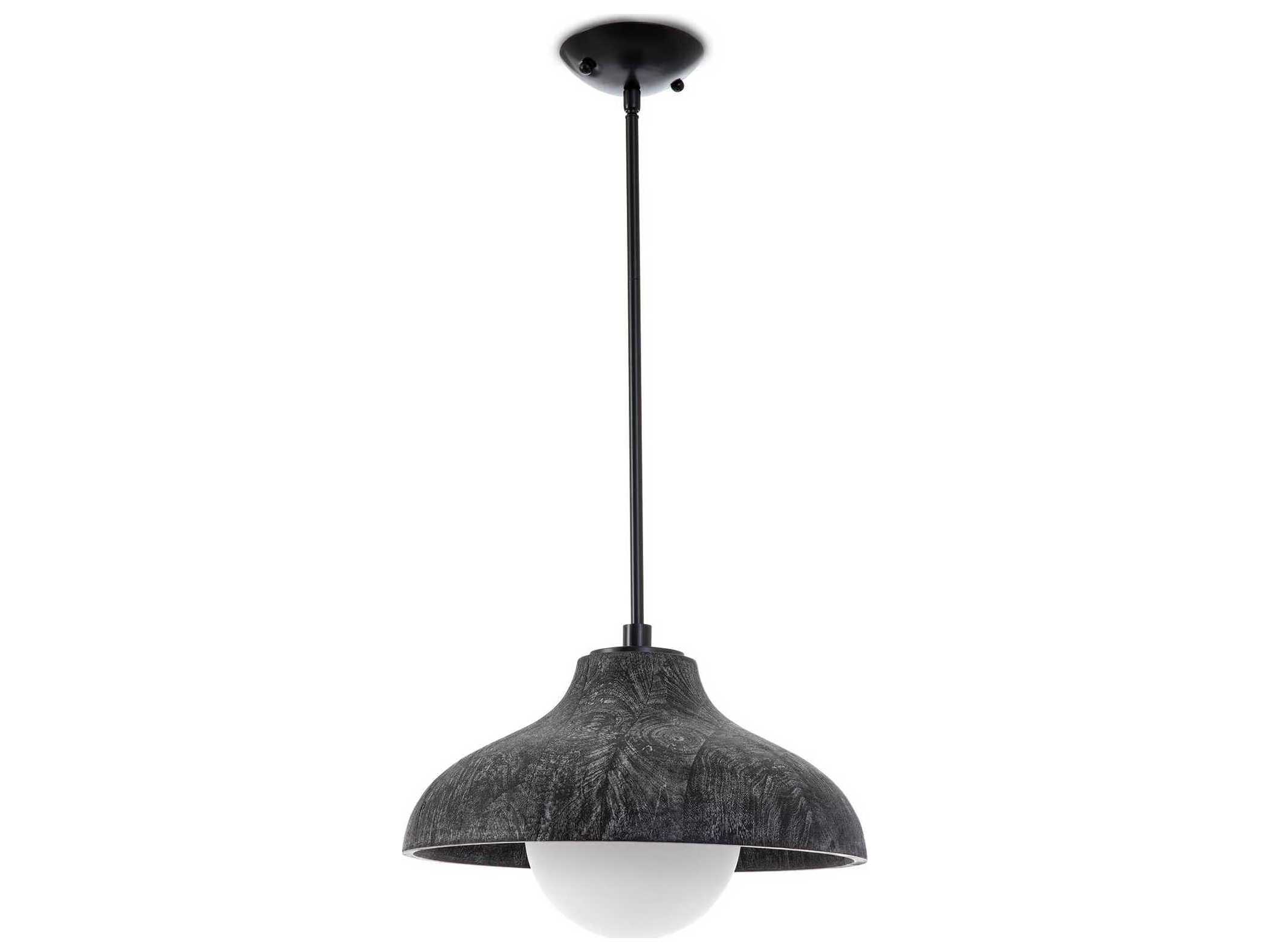 Regina Andrew 1-Light Ebony Black Bell Pendant