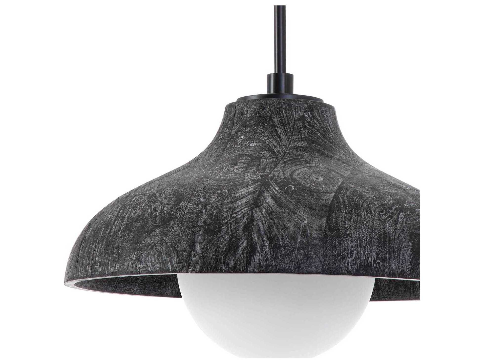 Regina Andrew 1-Light Ebony Black Bell Pendant