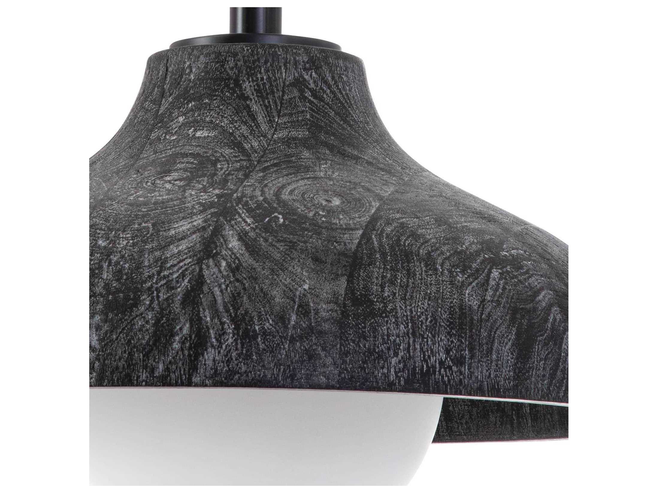 Regina Andrew 1-Light Ebony Black Bell Pendant
