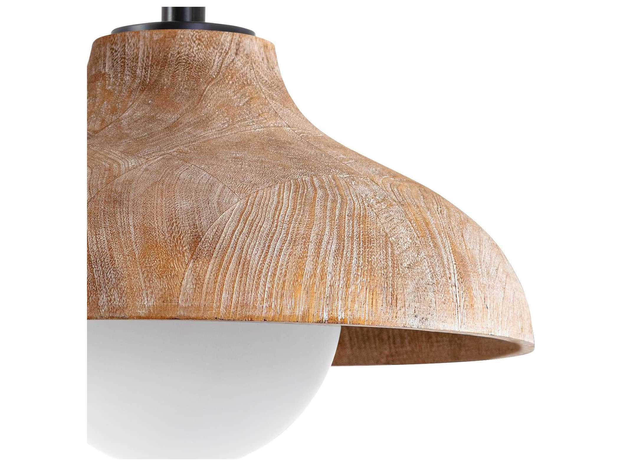 Regina Andrew 1-Light Natural Brown Drum Pendant