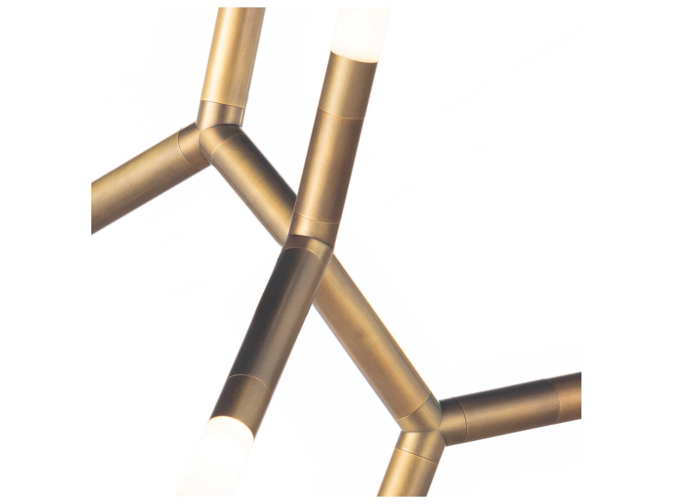 Regina Andrew Traveler 7-Light Natural Brass Chandelier