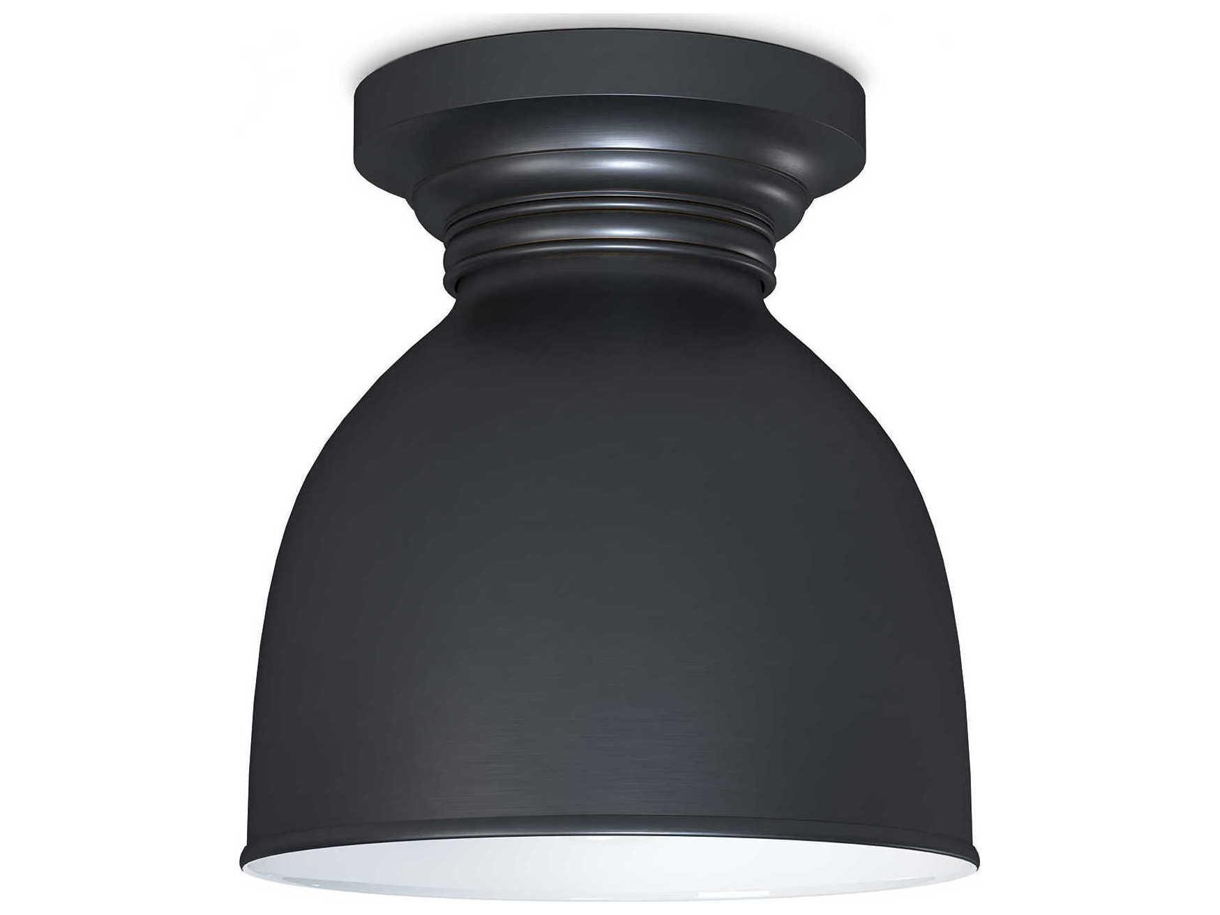 Regina Andrew 1-Light Oil Rubbed Bronze Bell Flush Mount