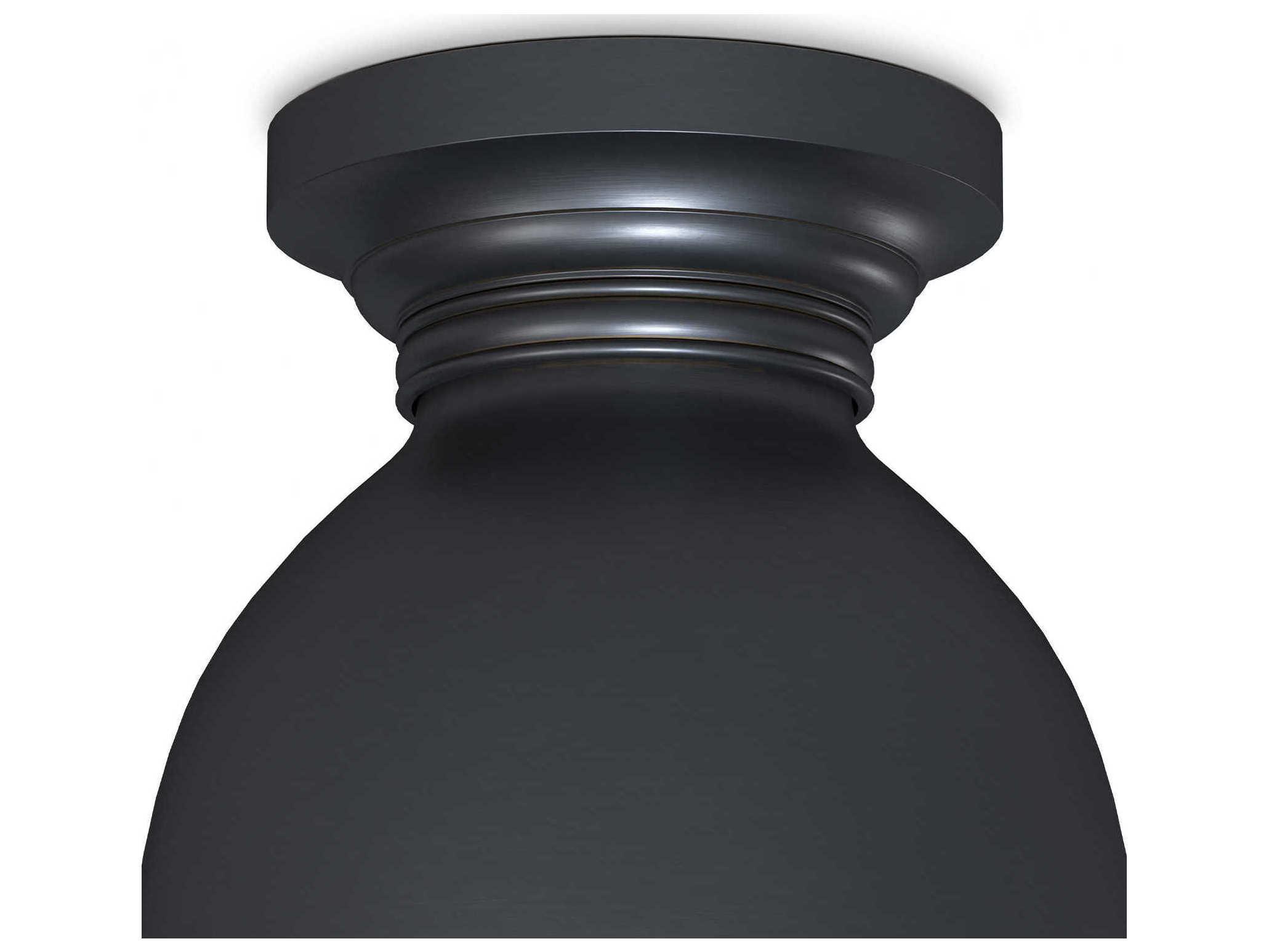 Regina Andrew 1-Light Oil Rubbed Bronze Bell Flush Mount