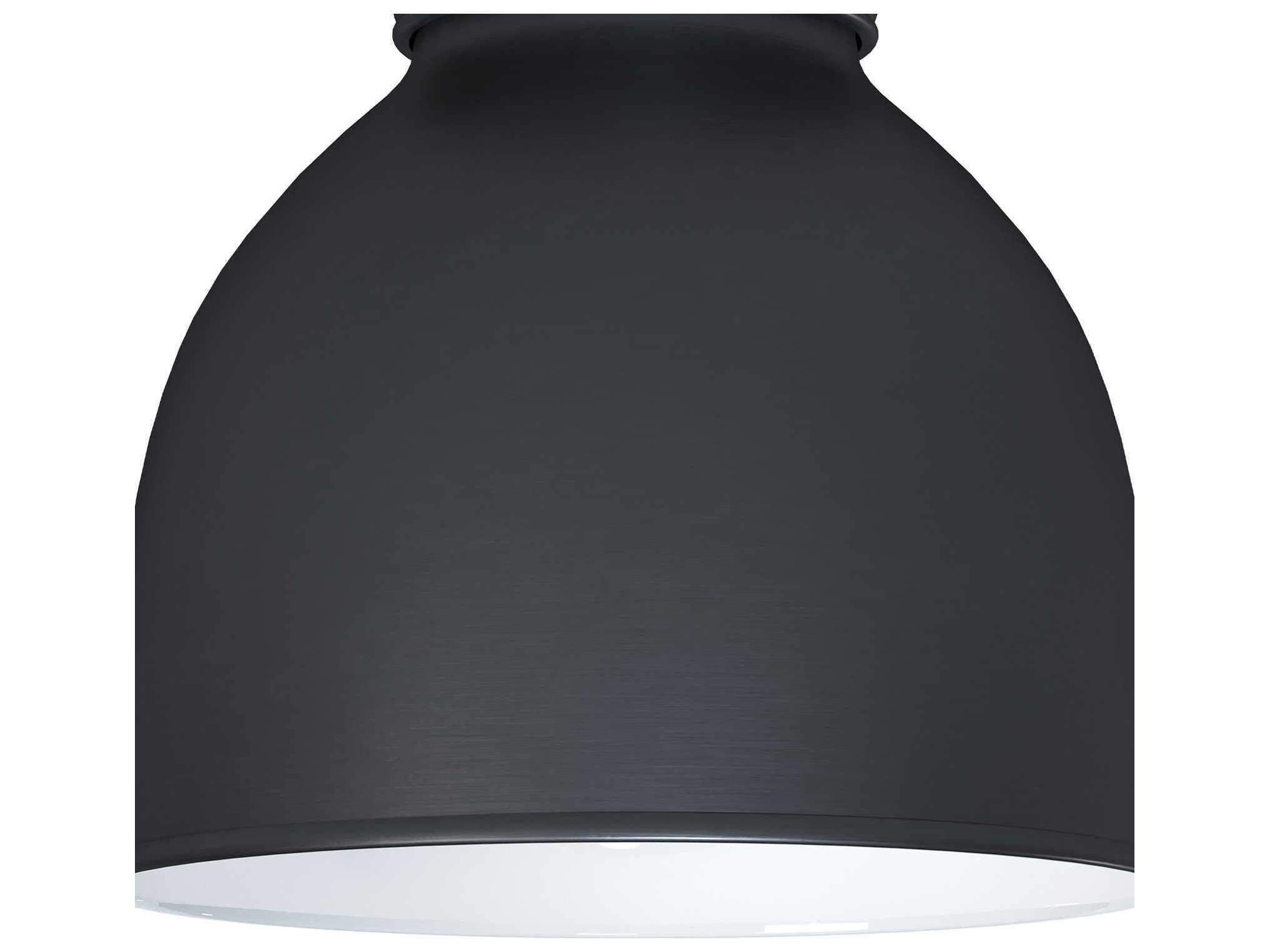 Regina Andrew 1-Light Oil Rubbed Bronze Bell Flush Mount