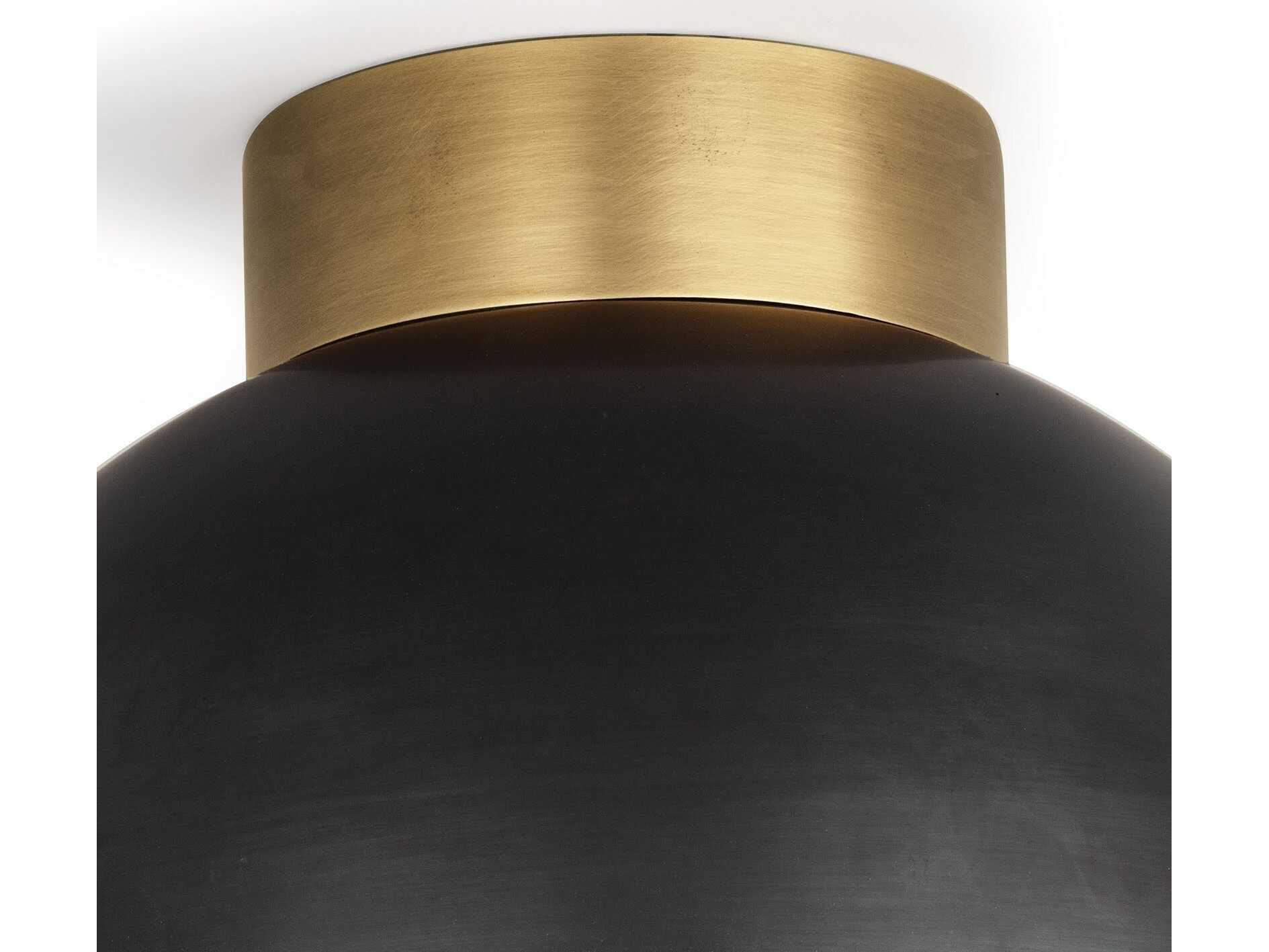 Regina Andrew Montreux 1-Light Oil Rubbed Bronze Flush Mount
