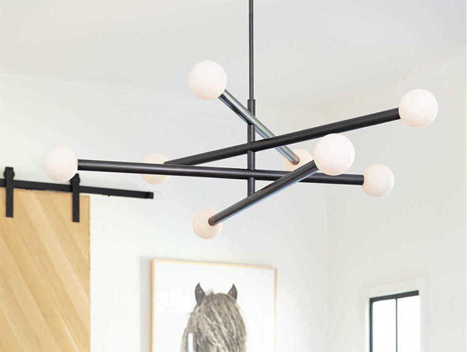 Regina Andrew Beaubien 8-Light Oil Rubbed Bronze Globe Sputnik Chandelier