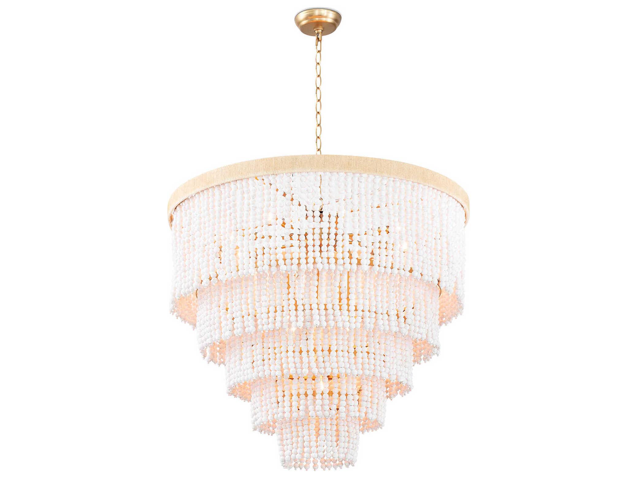 Regina Andrew 13-Light White Chandelier