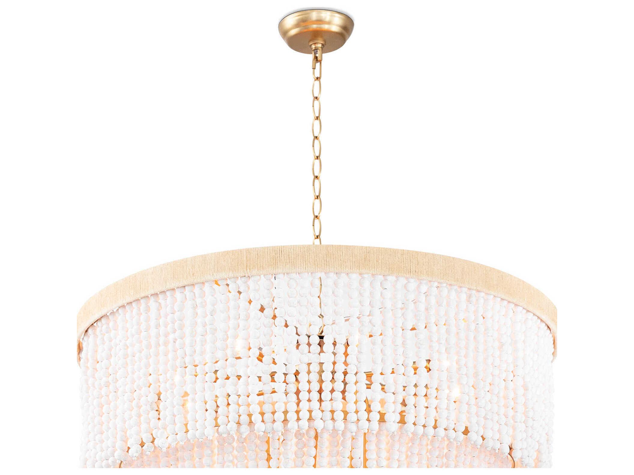 Regina Andrew 13-Light White Chandelier