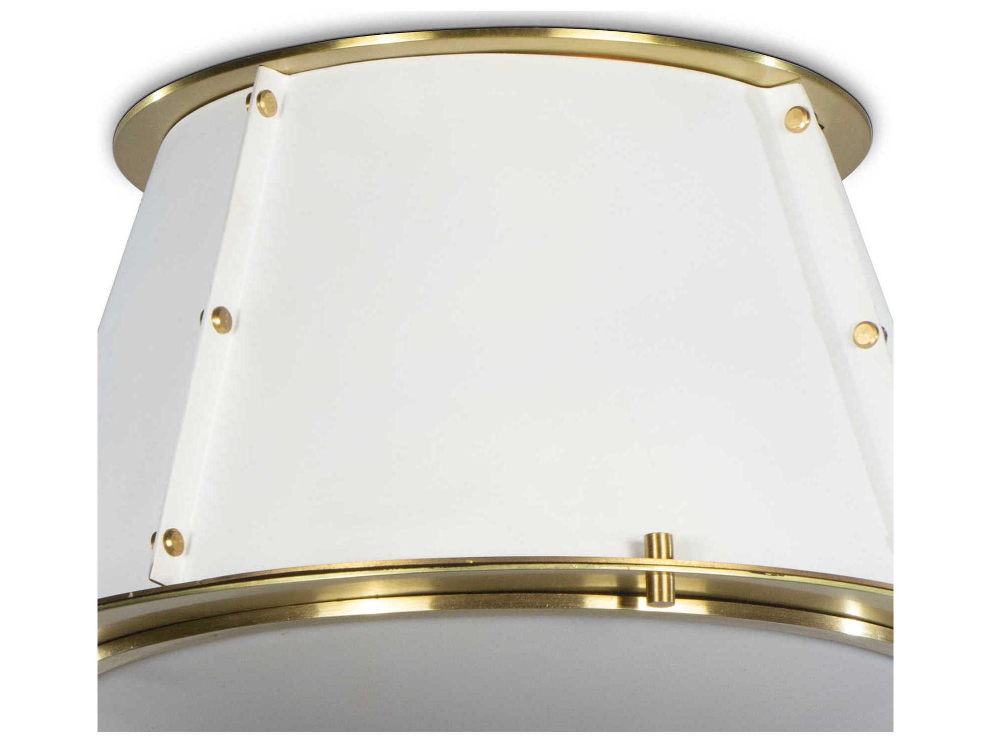 Regina Andrew French Maid 1-Light White Flush Mount