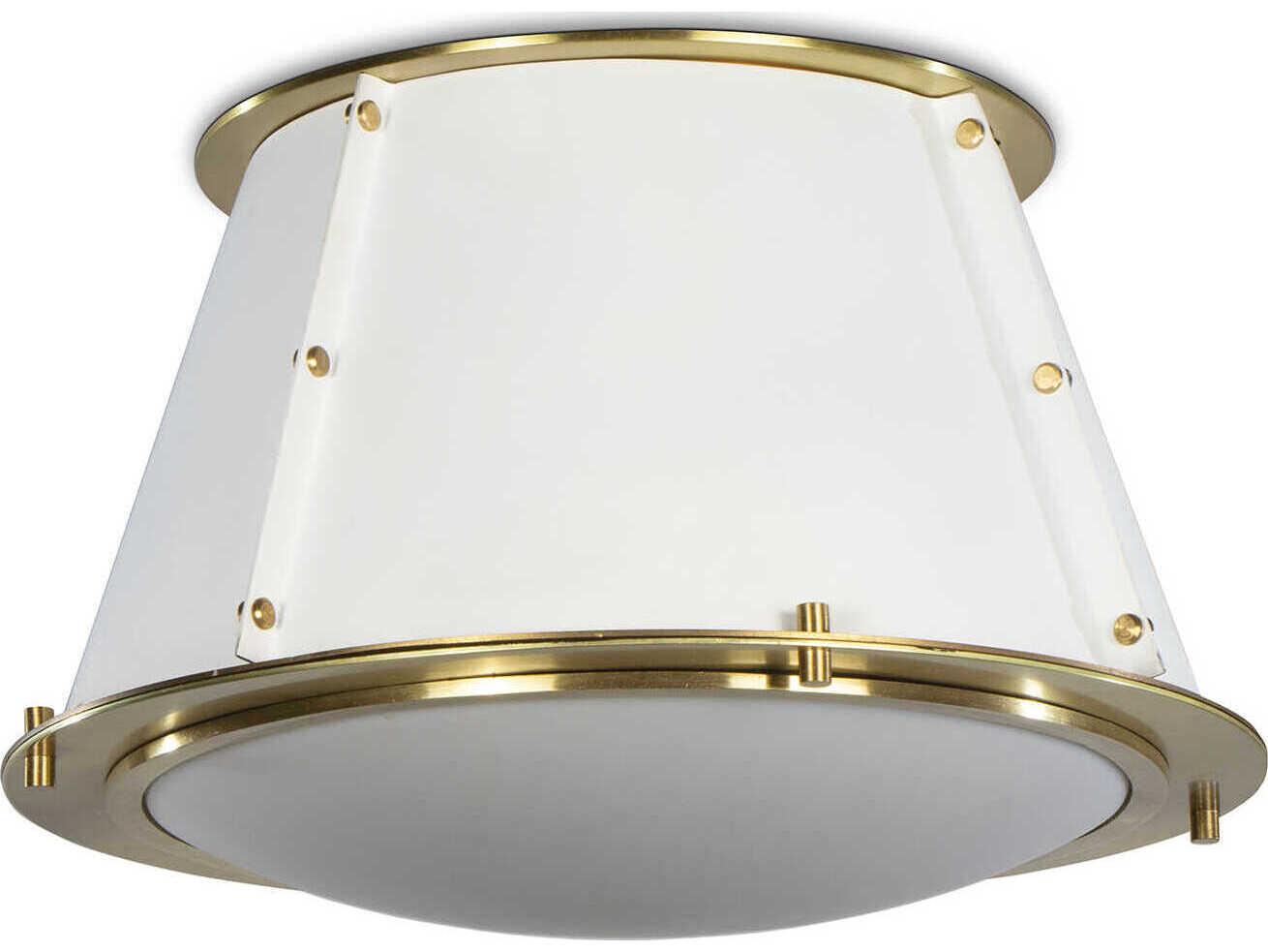 Regina Andrew French Maid 1-Light White Flush Mount