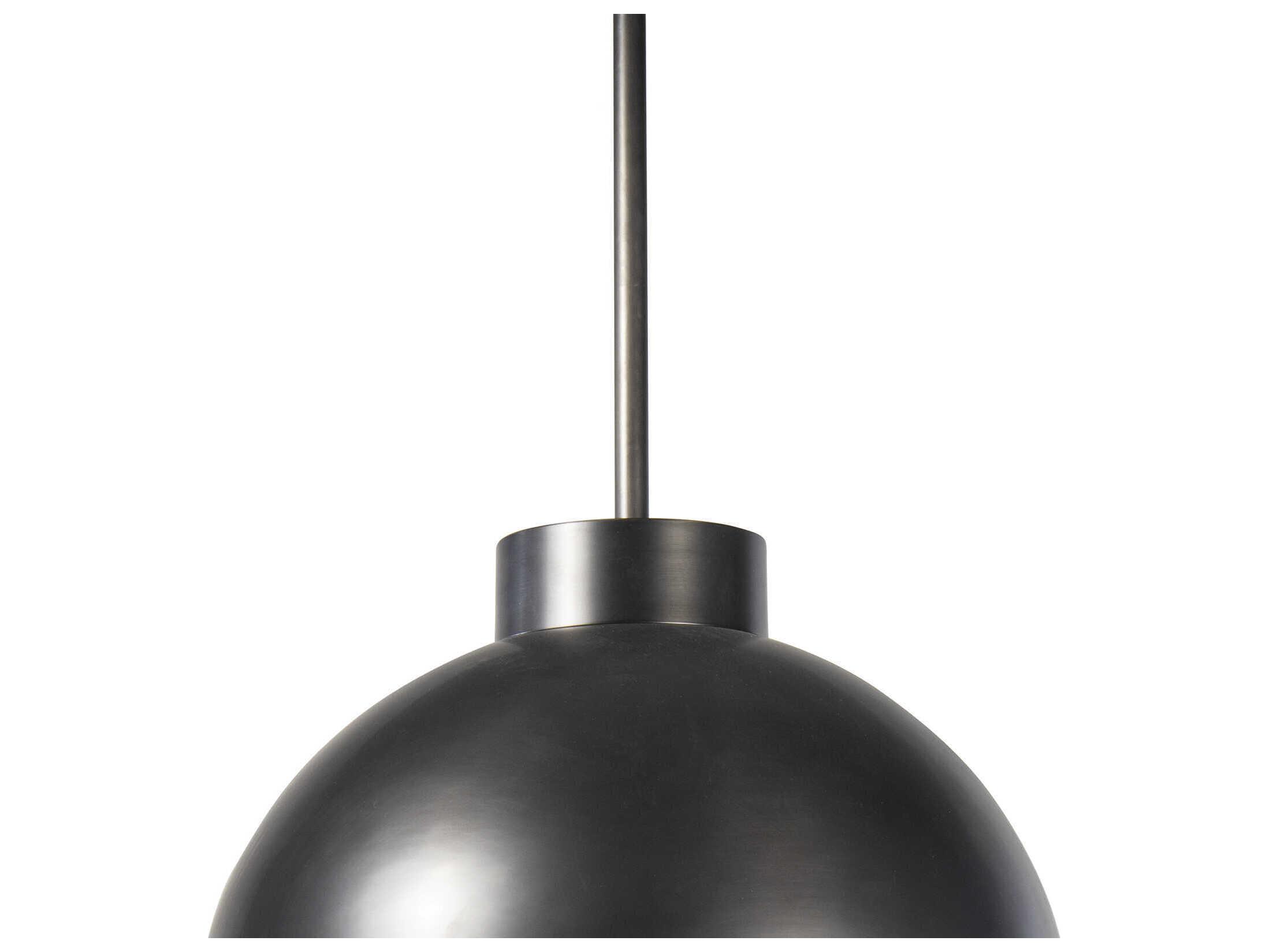 Regina Andrew Montreux 1-Light Oil Rubbed Bronze Glass Globe Round Pendant
