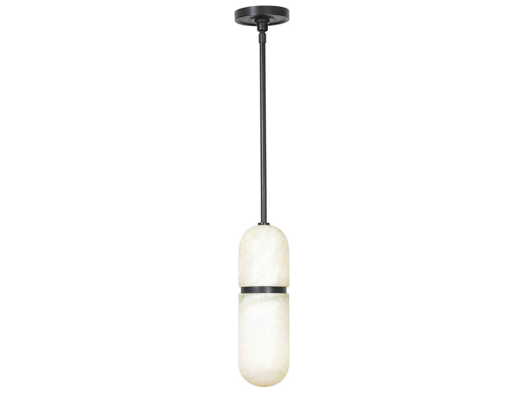 Regina Andrew Salon 2-Light Natural Stone Bronze Mini Pendant