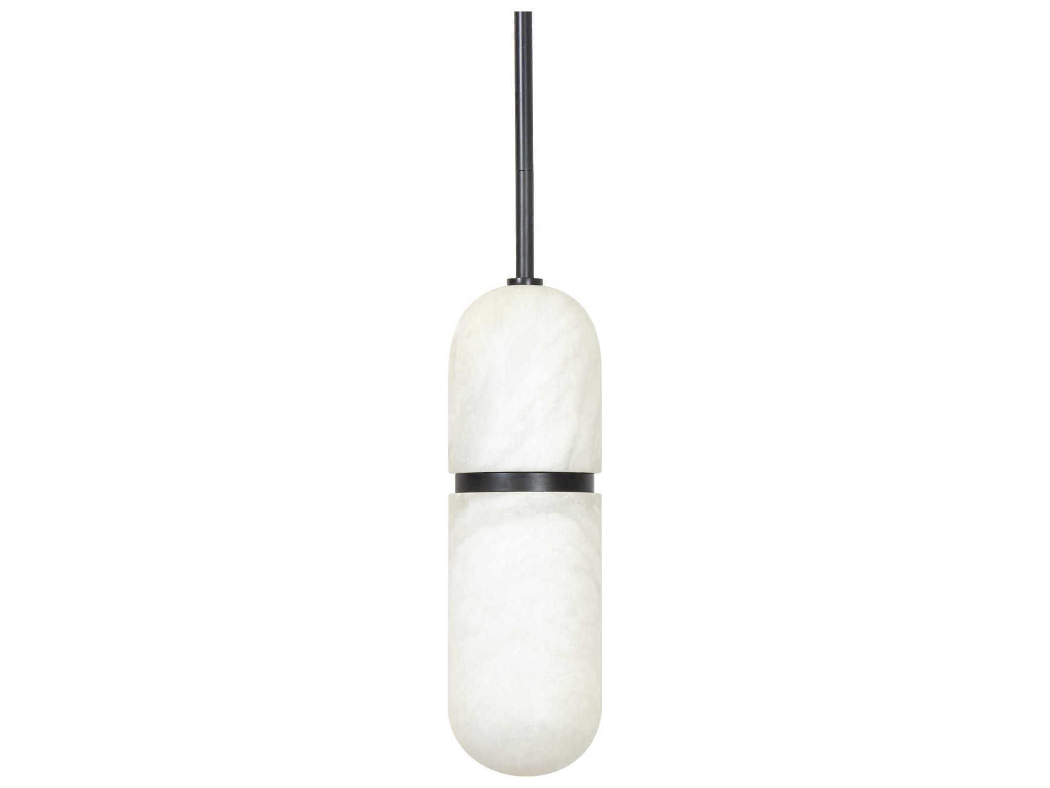 Regina Andrew Salon 2-Light Natural Stone Bronze Mini Pendant