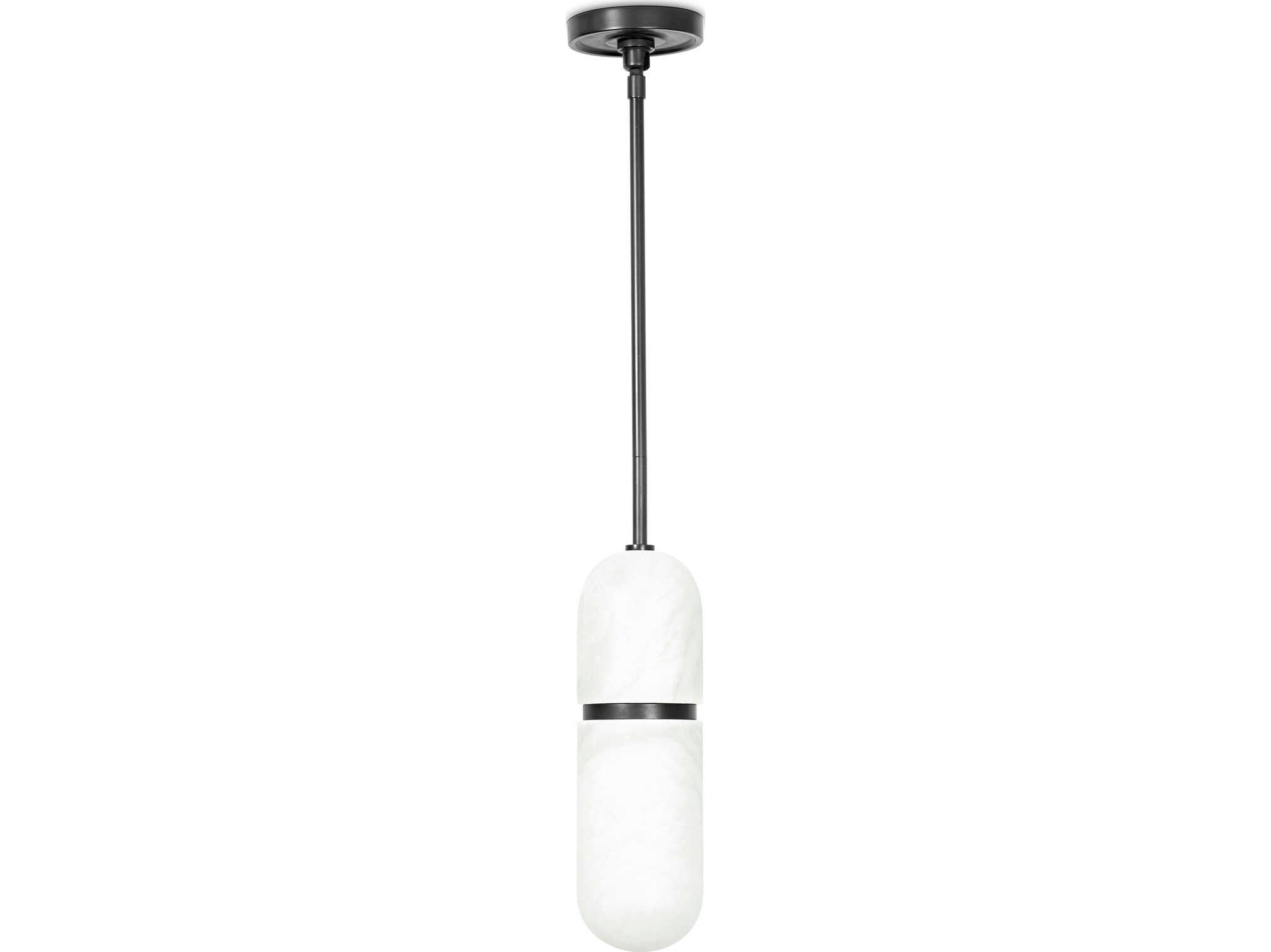 Regina Andrew Salon 2-Light Natural Stone Bronze Mini Pendant