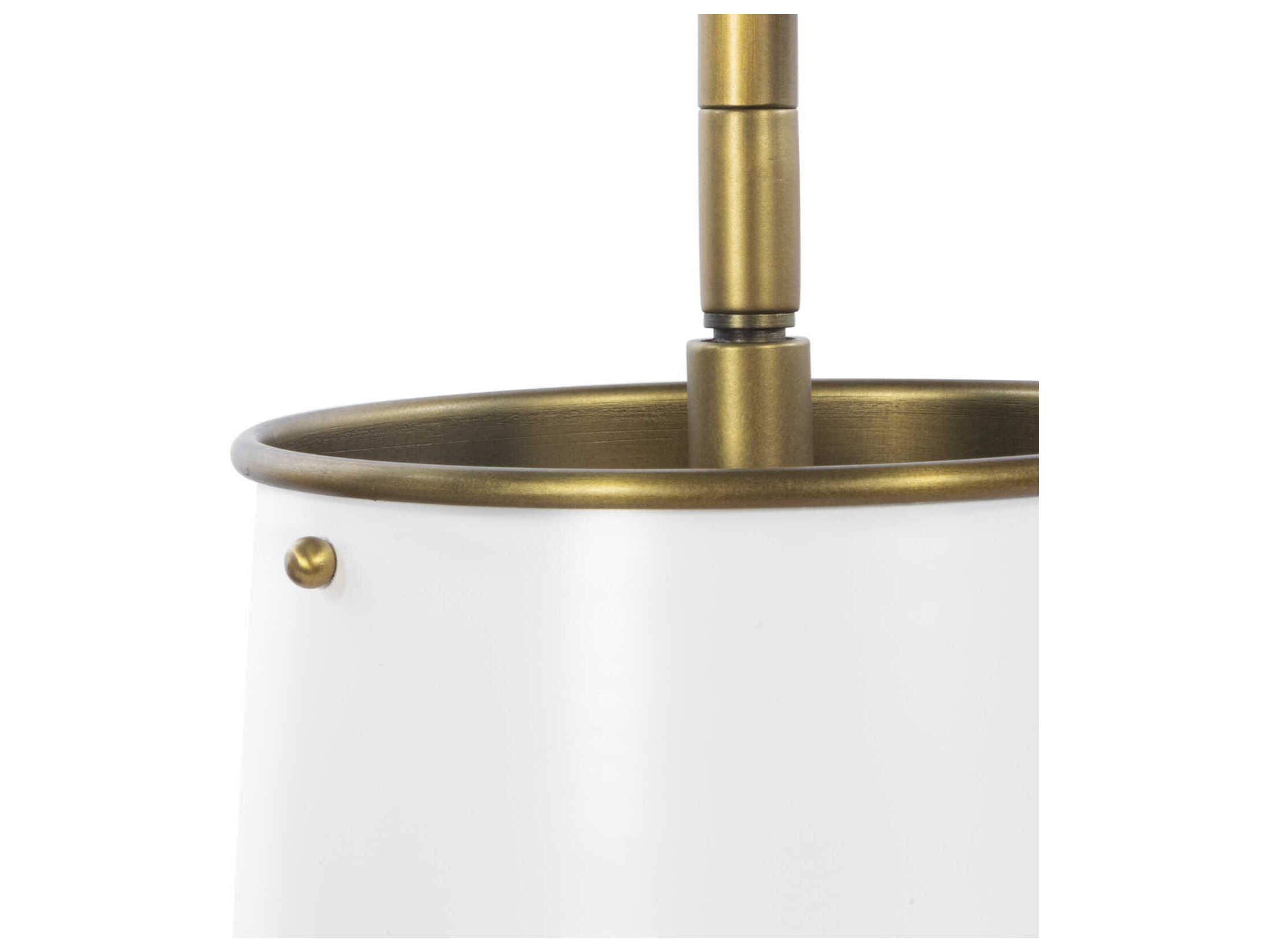 Regina Andrew Hattie 1-Light White Empire Mini Pendant