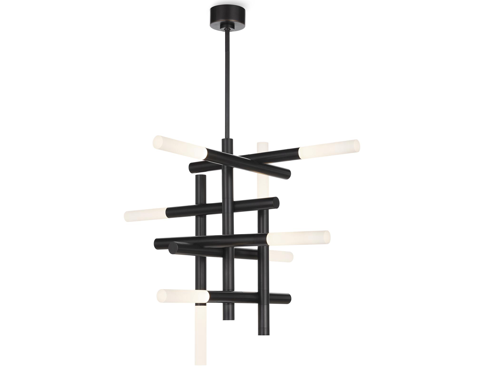 Regina Andrew Cass 8-Light Oil Rubbed Bronze Black Geometric Chandelier