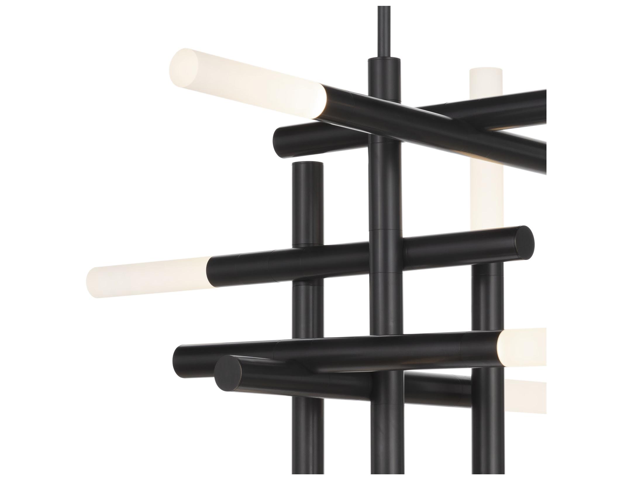 Regina Andrew Cass 8-Light Oil Rubbed Bronze Black Geometric Chandelier