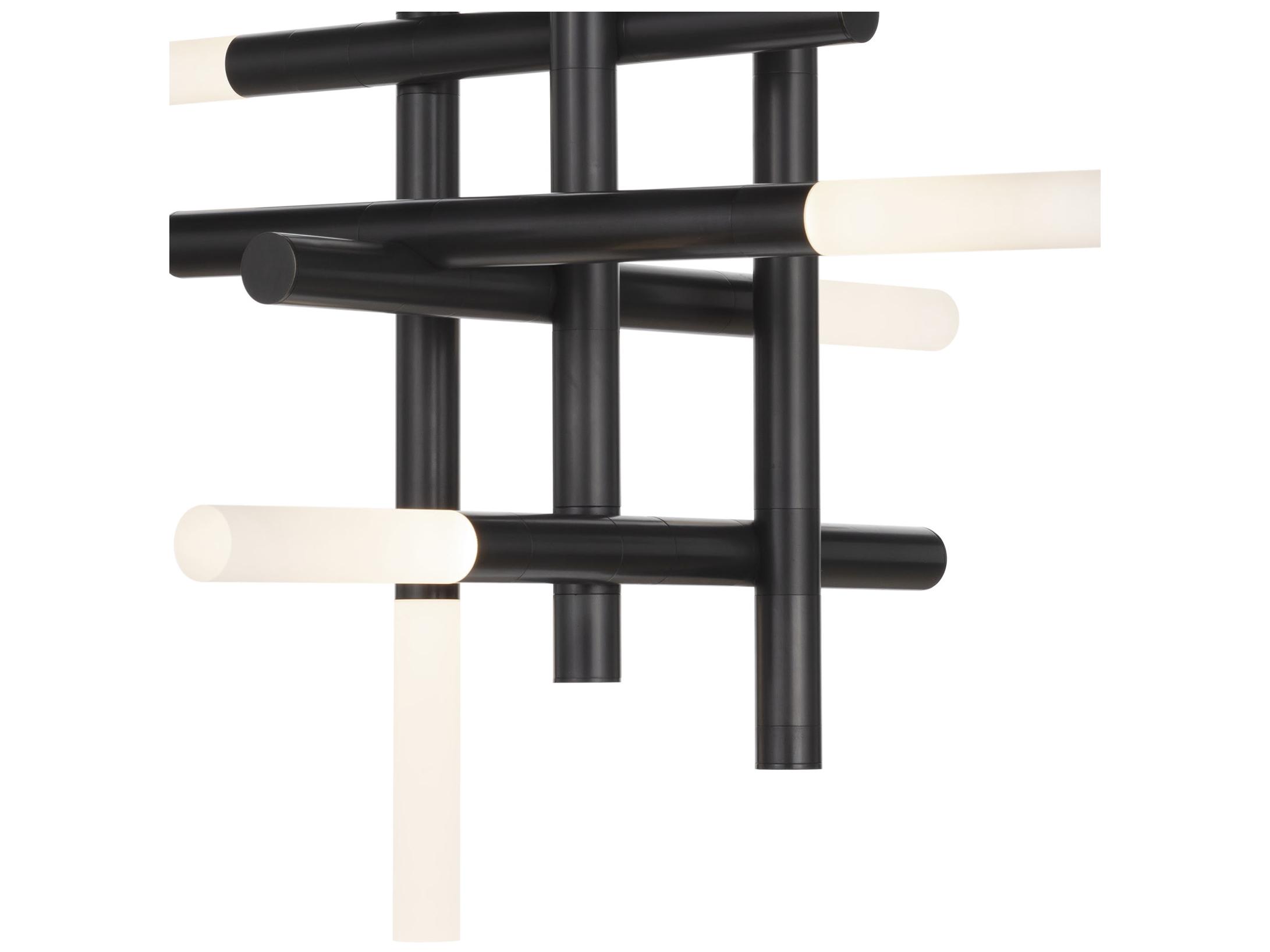 Regina Andrew Cass 8-Light Oil Rubbed Bronze Black Geometric Chandelier