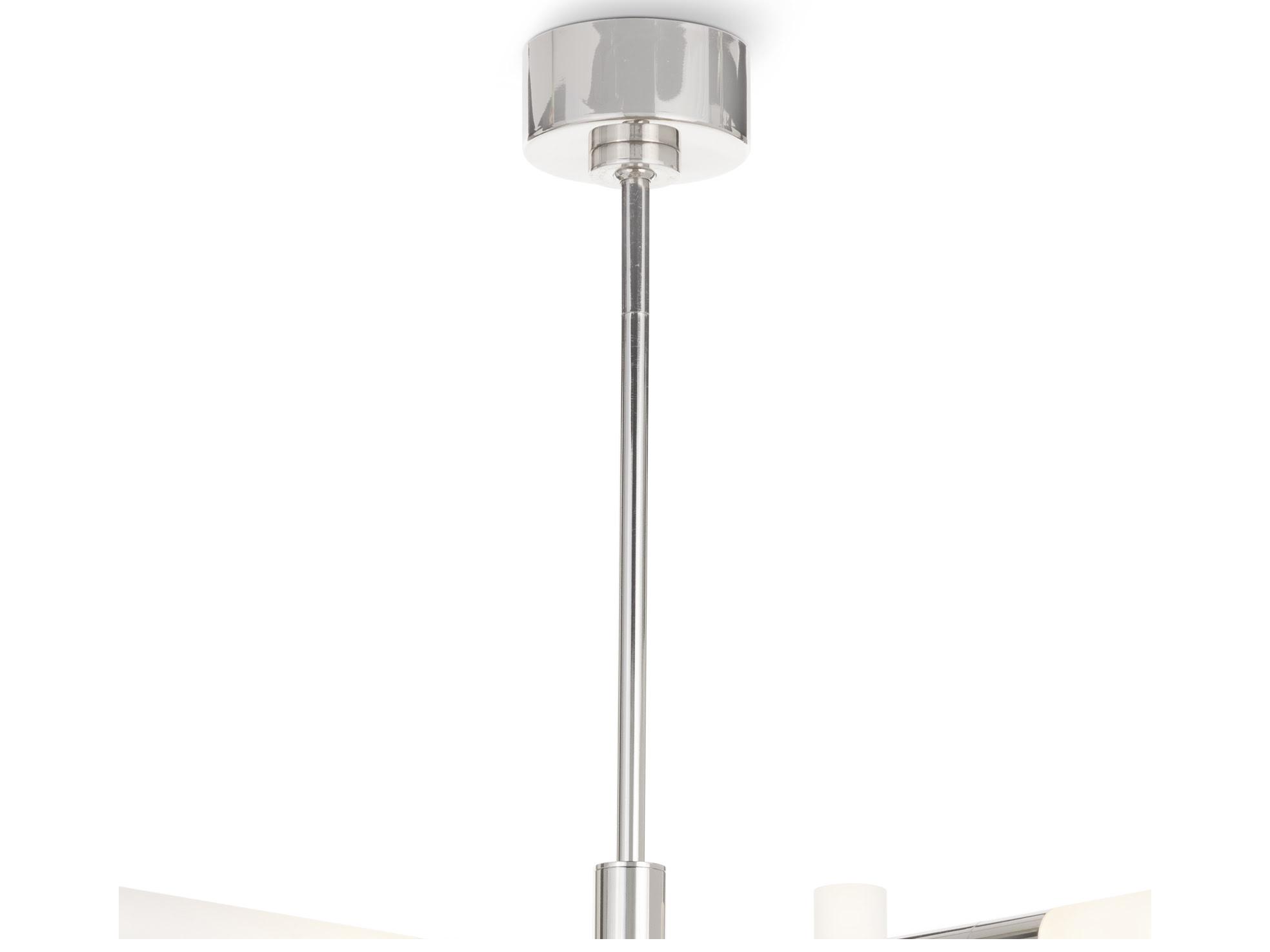 Regina Andrew Cass 8-Light Polished Nickel Geometric Chandelier