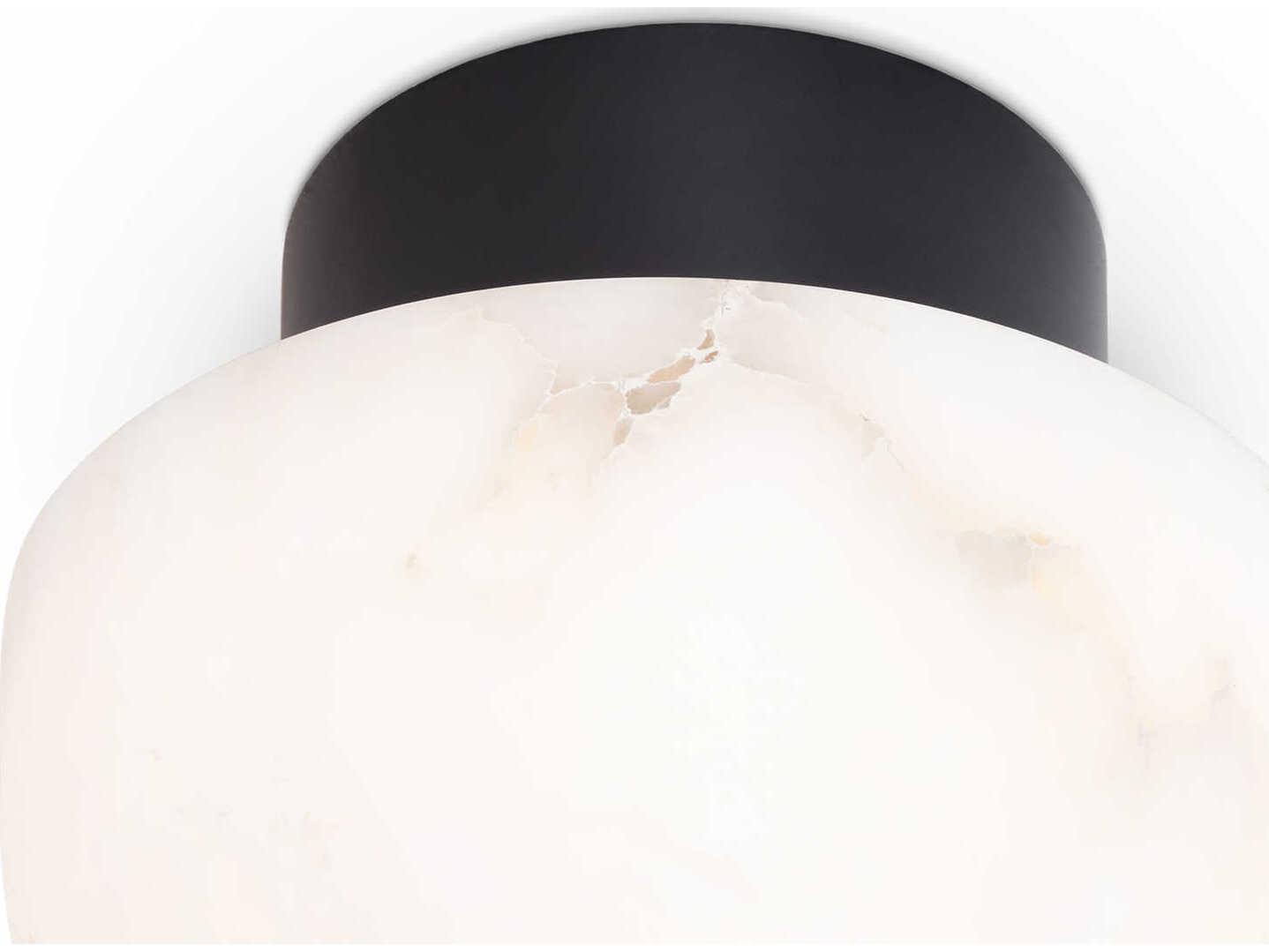 Regina Andrew Parker 1-Light Natural Stone Bronze LED Bowl Flush Mount