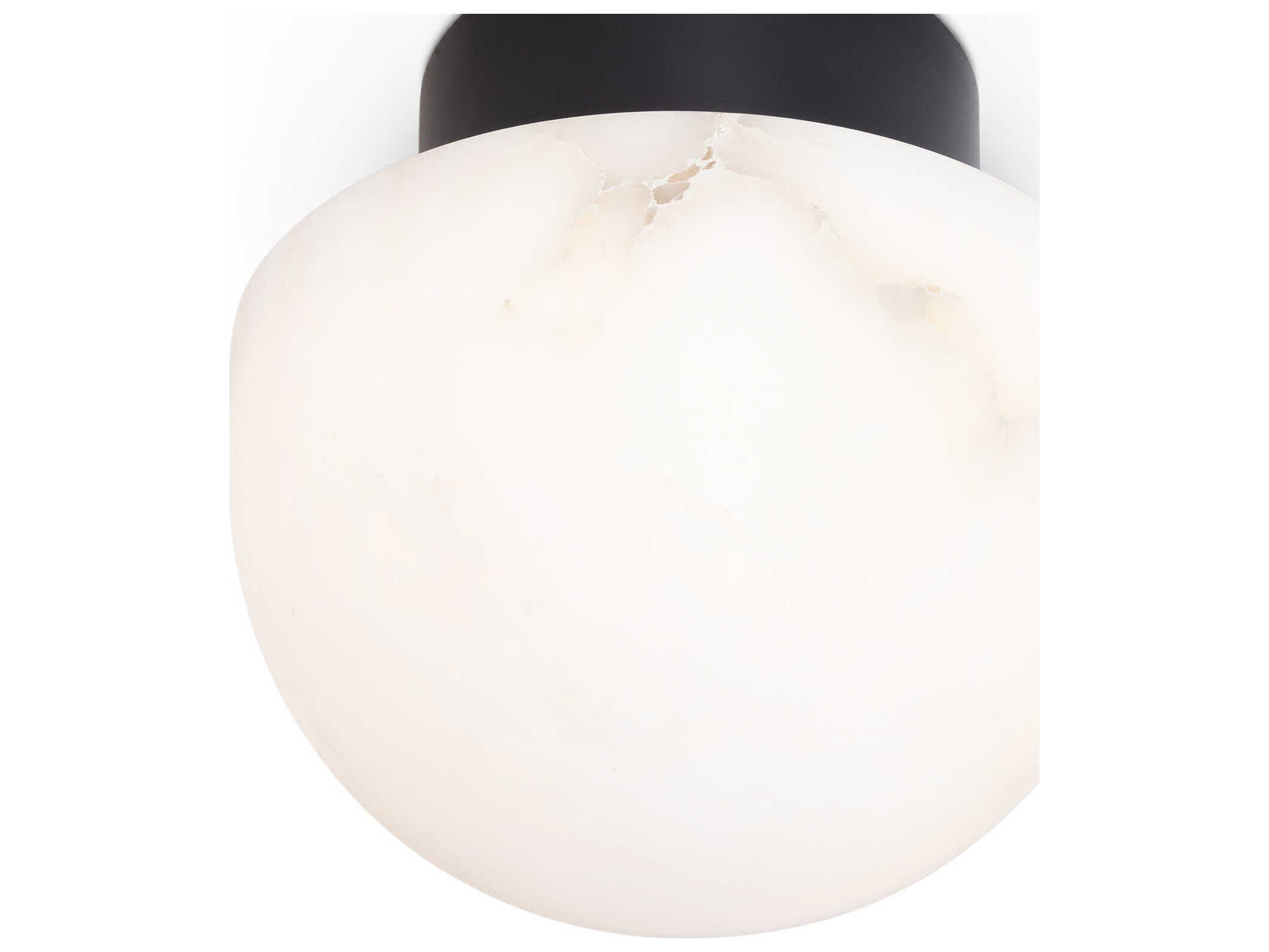 Regina Andrew Parker 1-Light Natural Stone Bronze LED Bowl Flush Mount