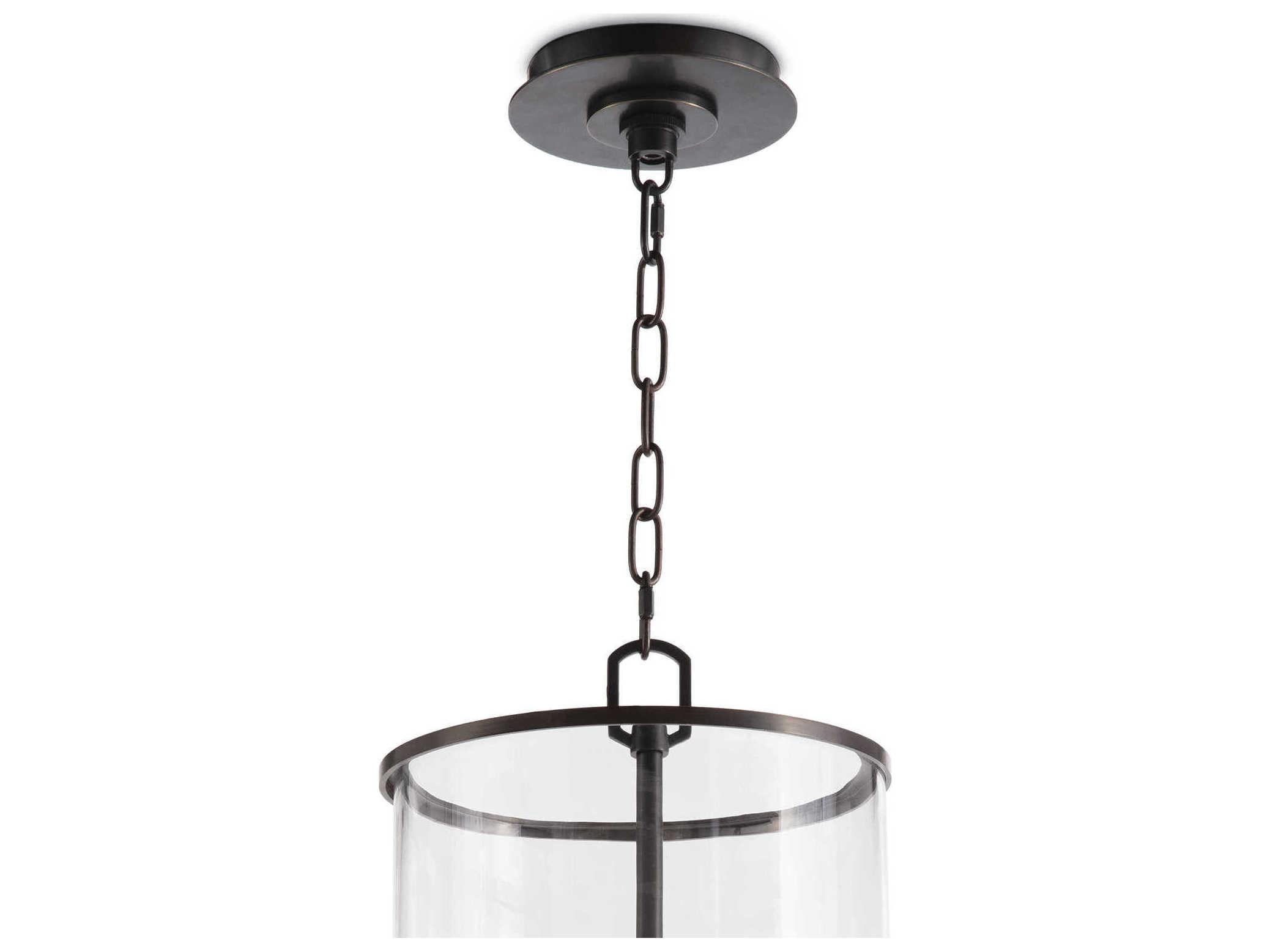 Regina Andrew Adria 3-Light Oil Rubbed Bronze Glass Cylinder Mini Pendant