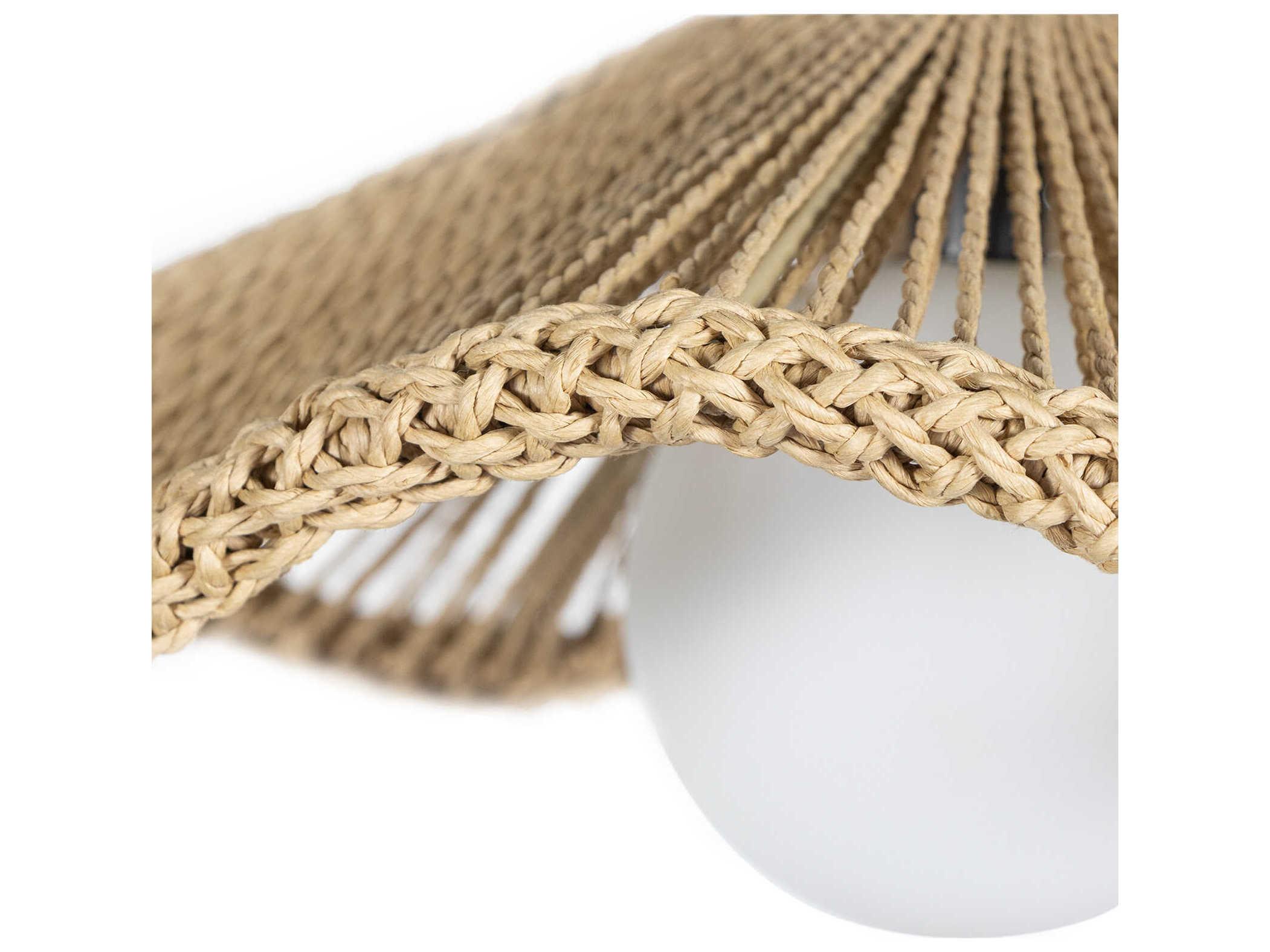 Regina Andrew 1-Light Natural Brown Globe Pendant