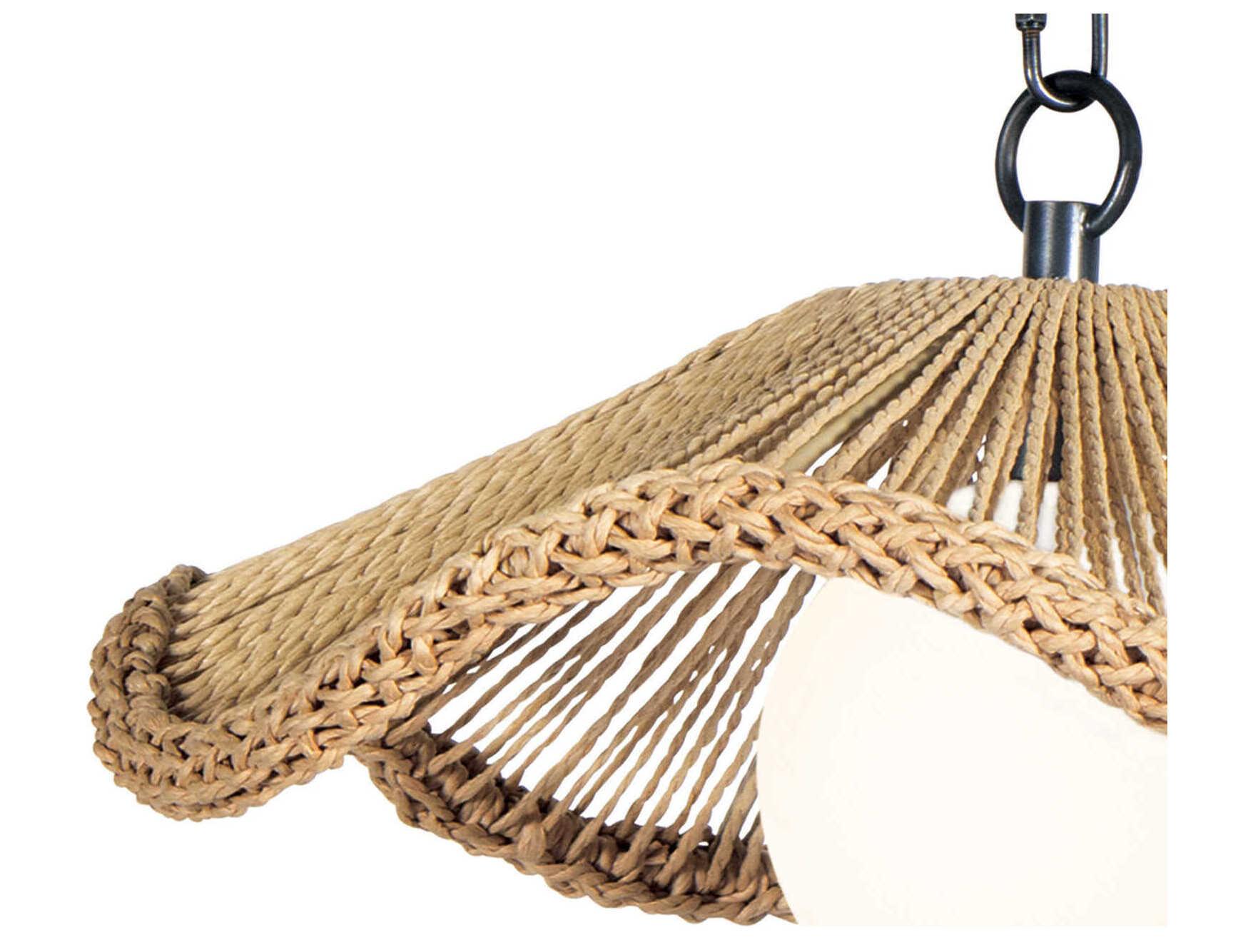 Regina Andrew 1-Light Natural Brown Globe Pendant