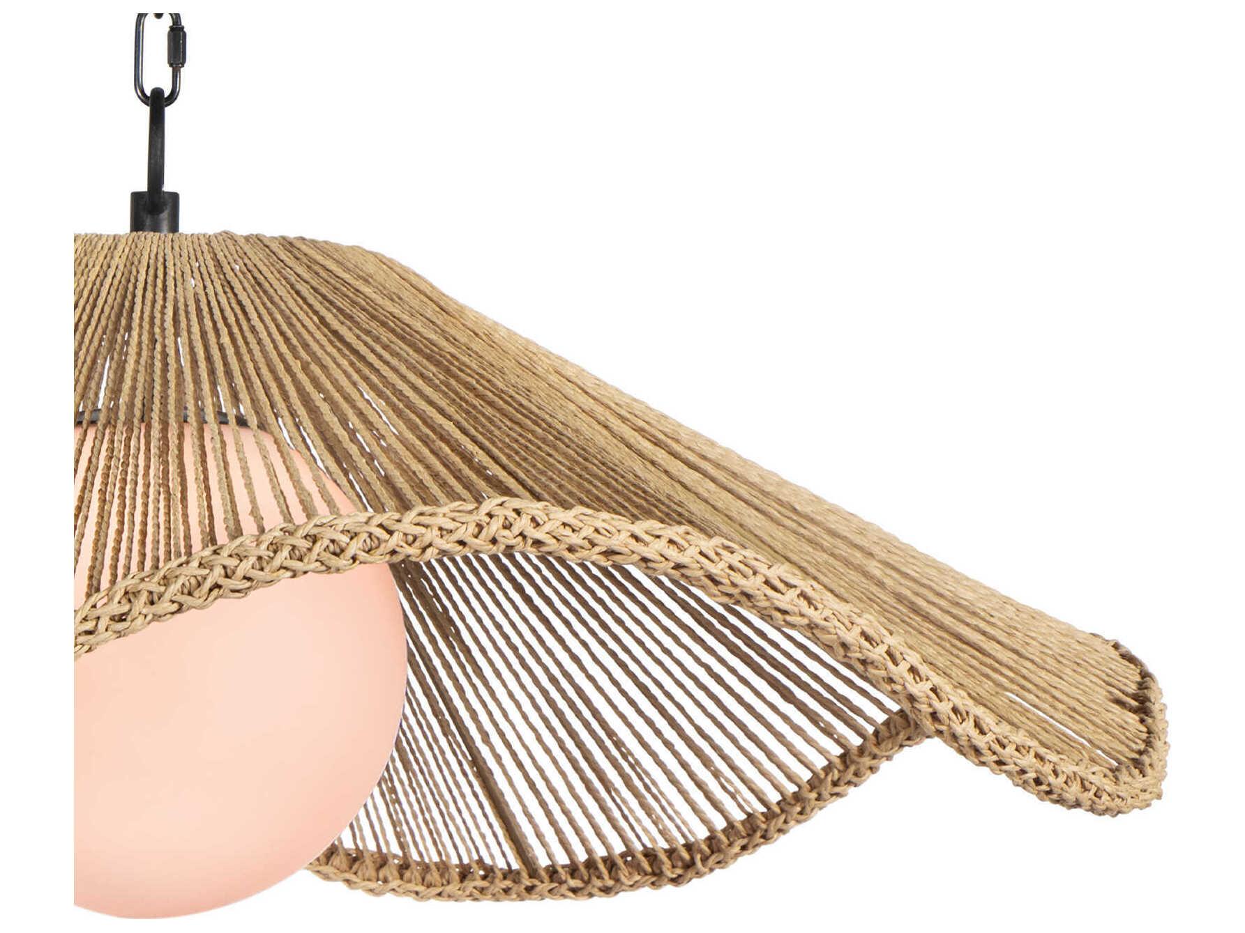 Regina Andrew 1-Light Natural Brown Globe Pendant