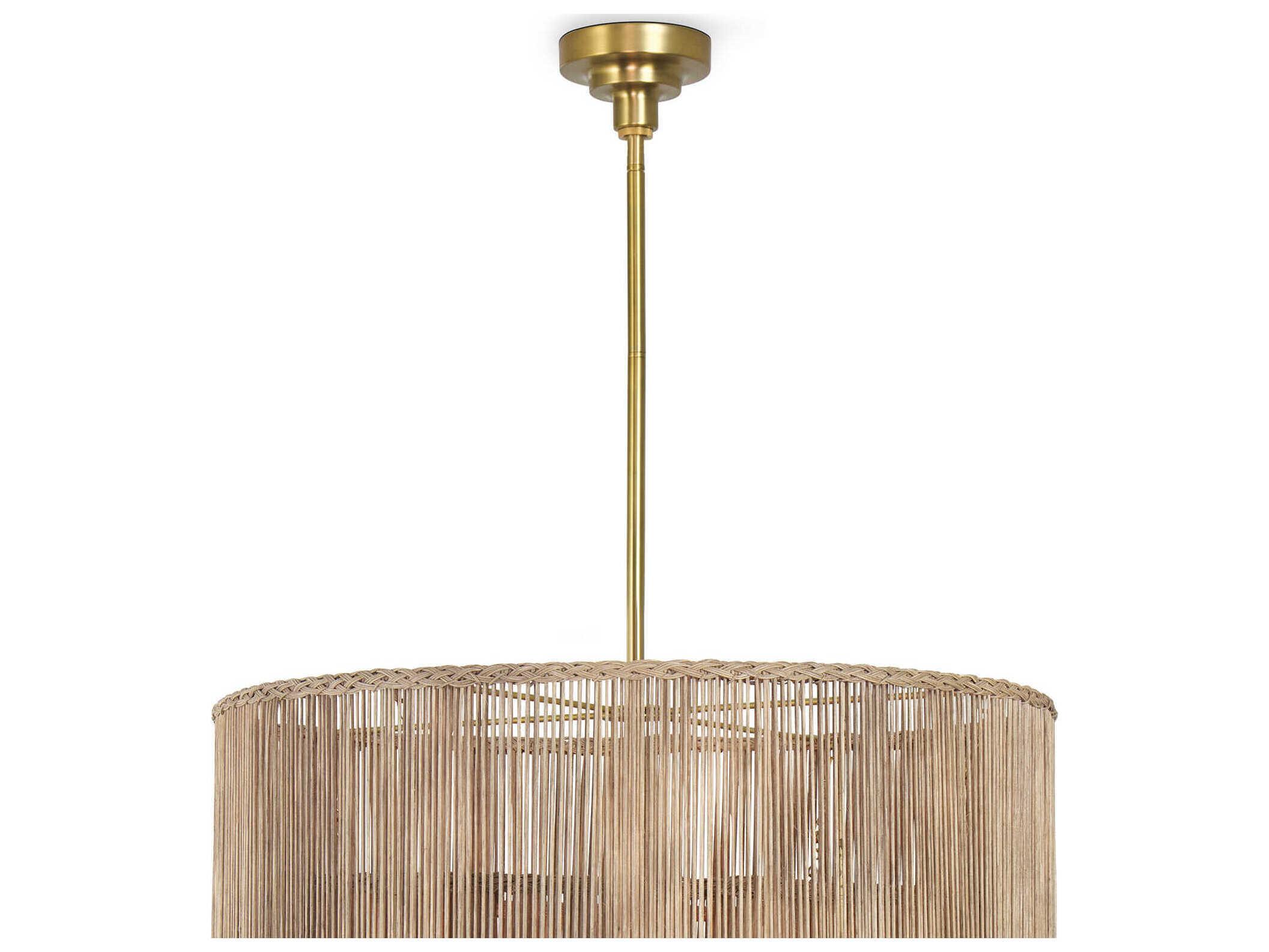 Regina Andrew 11-Light Natural Brown Tiered Chandelier