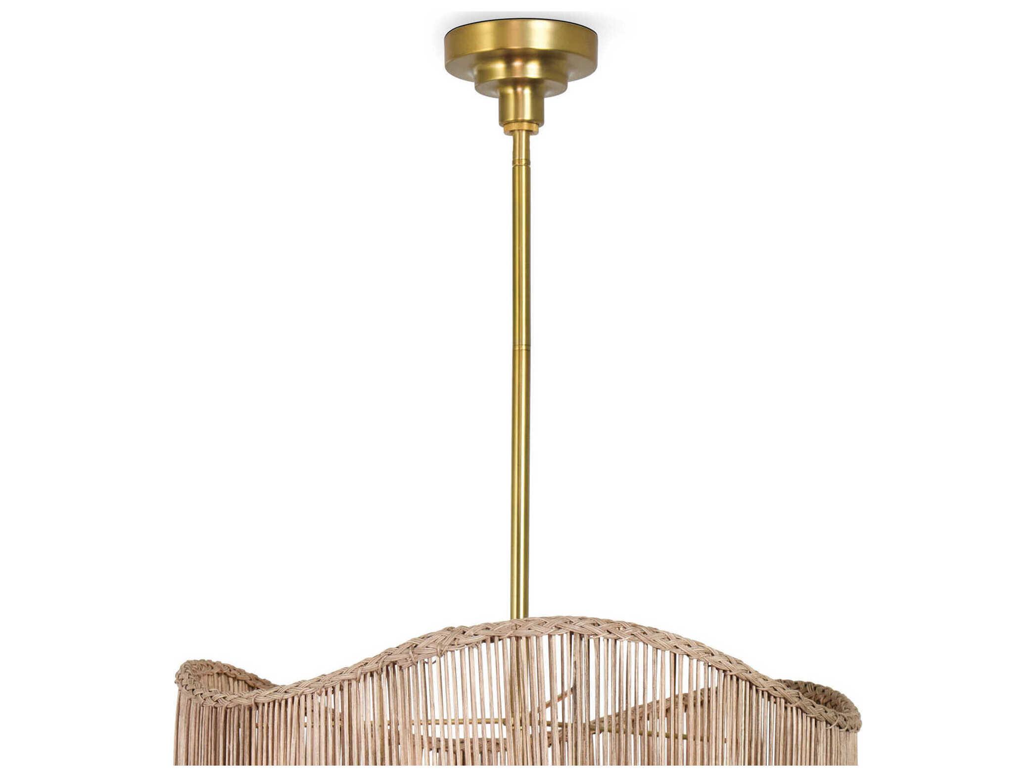Regina Andrew 1-Light Natural Brass Pendant