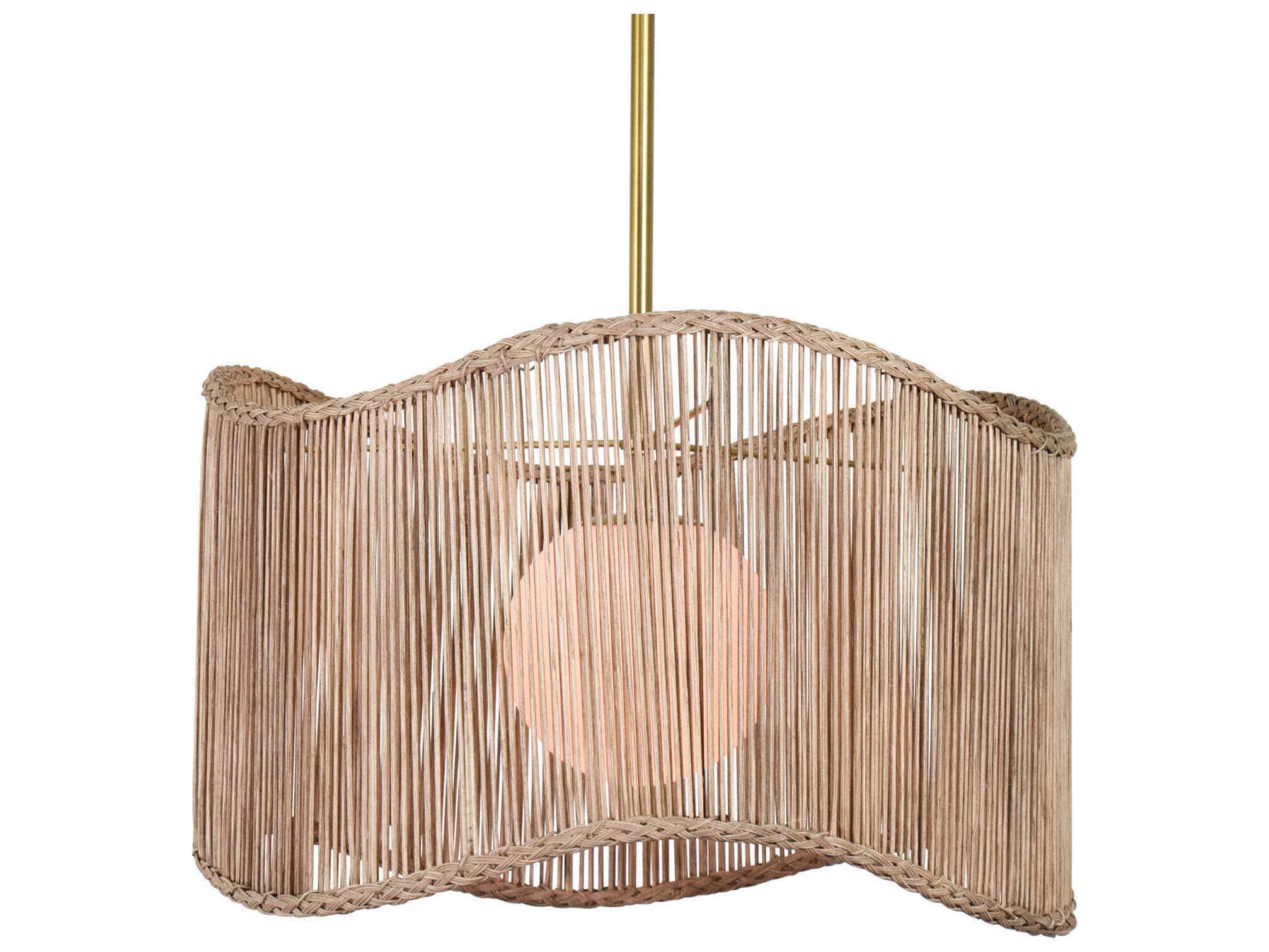 Regina Andrew 1-Light Natural Brass Pendant