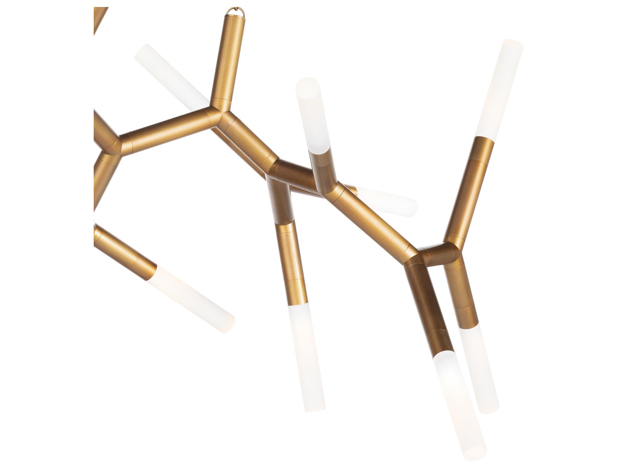 Regina Andrew Traveler 13-Light Natural Brass Chandelier