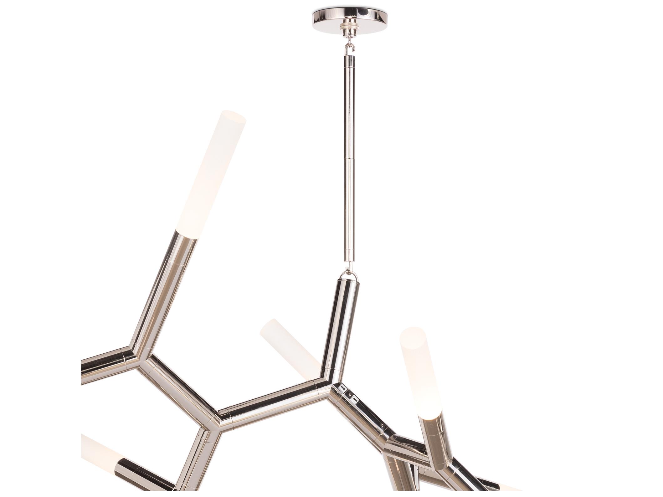 Regina Andrew Traveler 13-Light Polished Nickel Chandelier