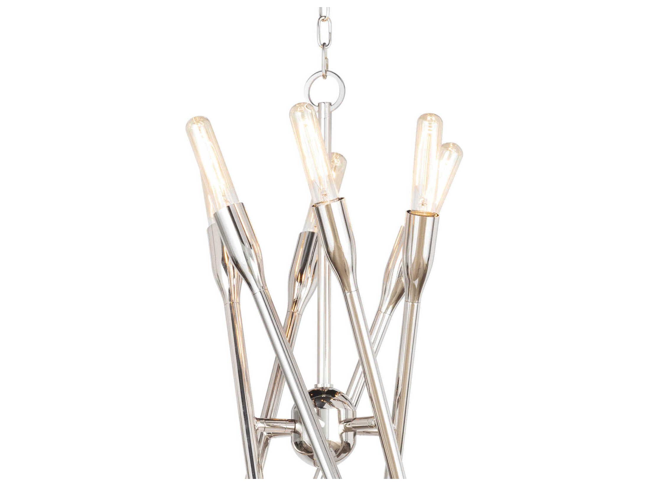 Regina Andrew Cobra 12-Light Polished Nickel Chandelier