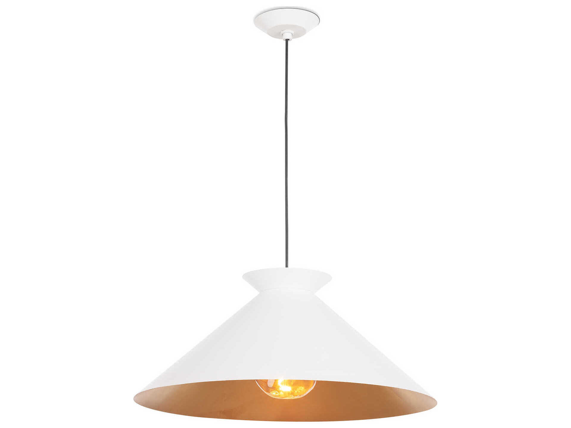 Regina Andrew Viggo 1-Light White Pendant