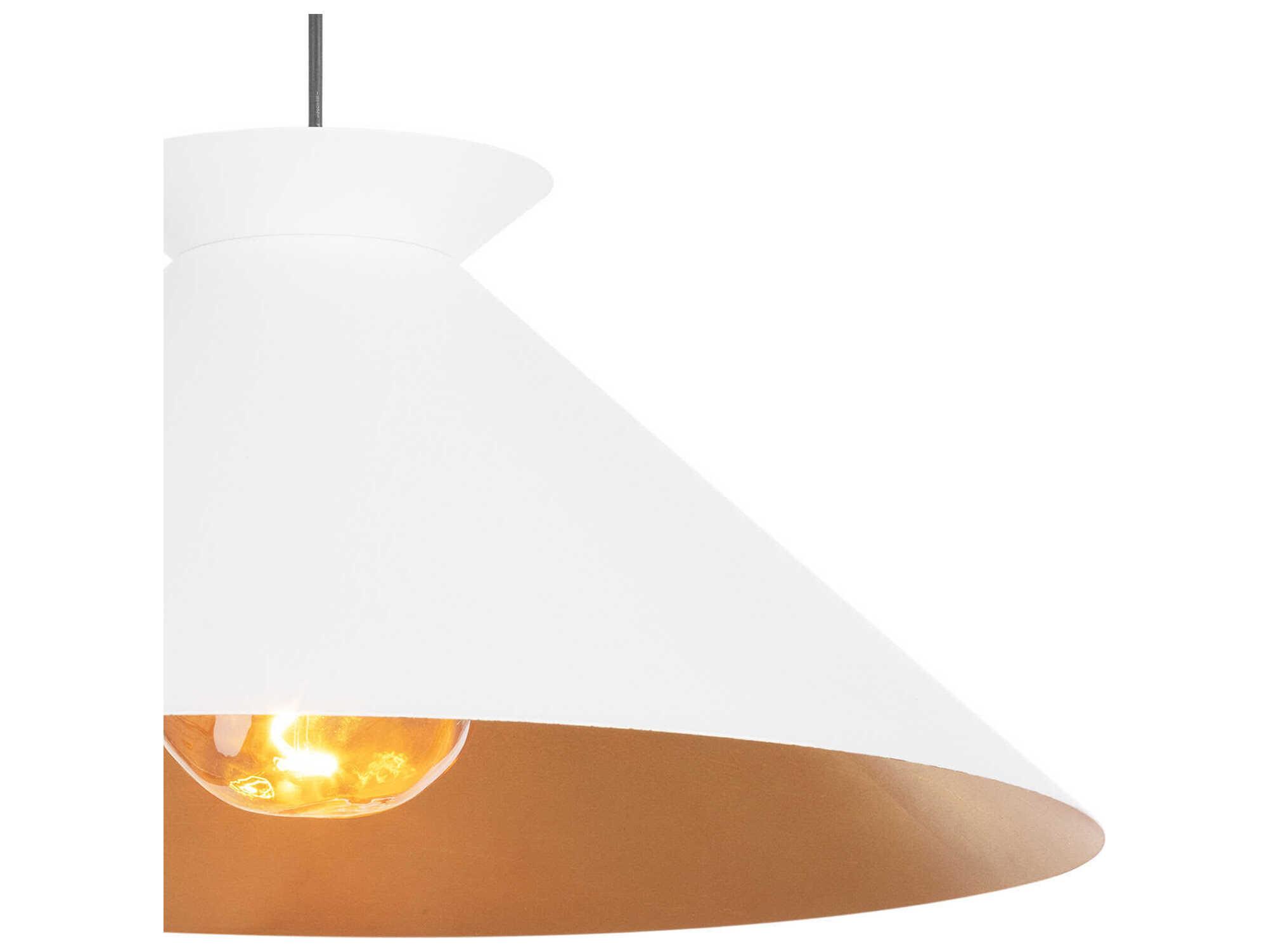 Regina Andrew Viggo 1-Light White Pendant